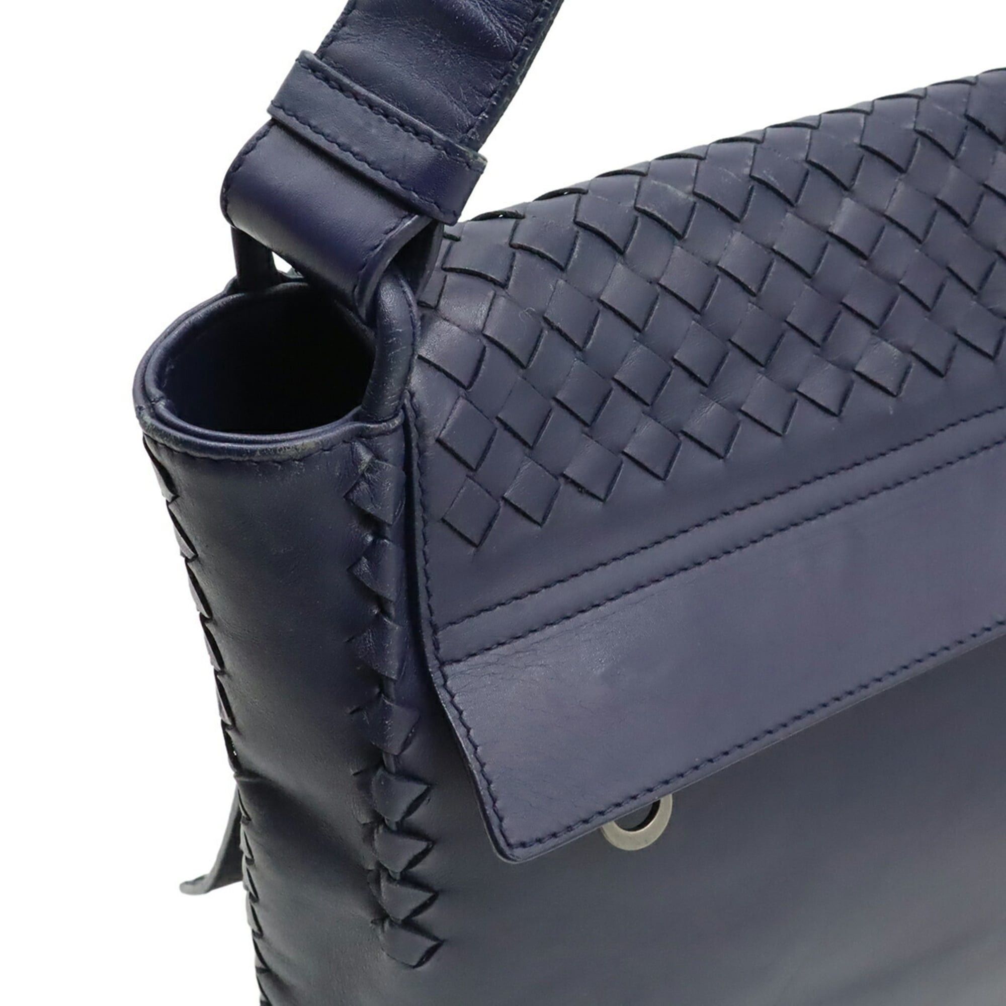 Bottega Veneta BOTTEGA VENETA Intrecciato Handbag/Shoulder Bag, Leather, Dark Purple, 221065 Size ONE SIZE - 5 Thumbnail