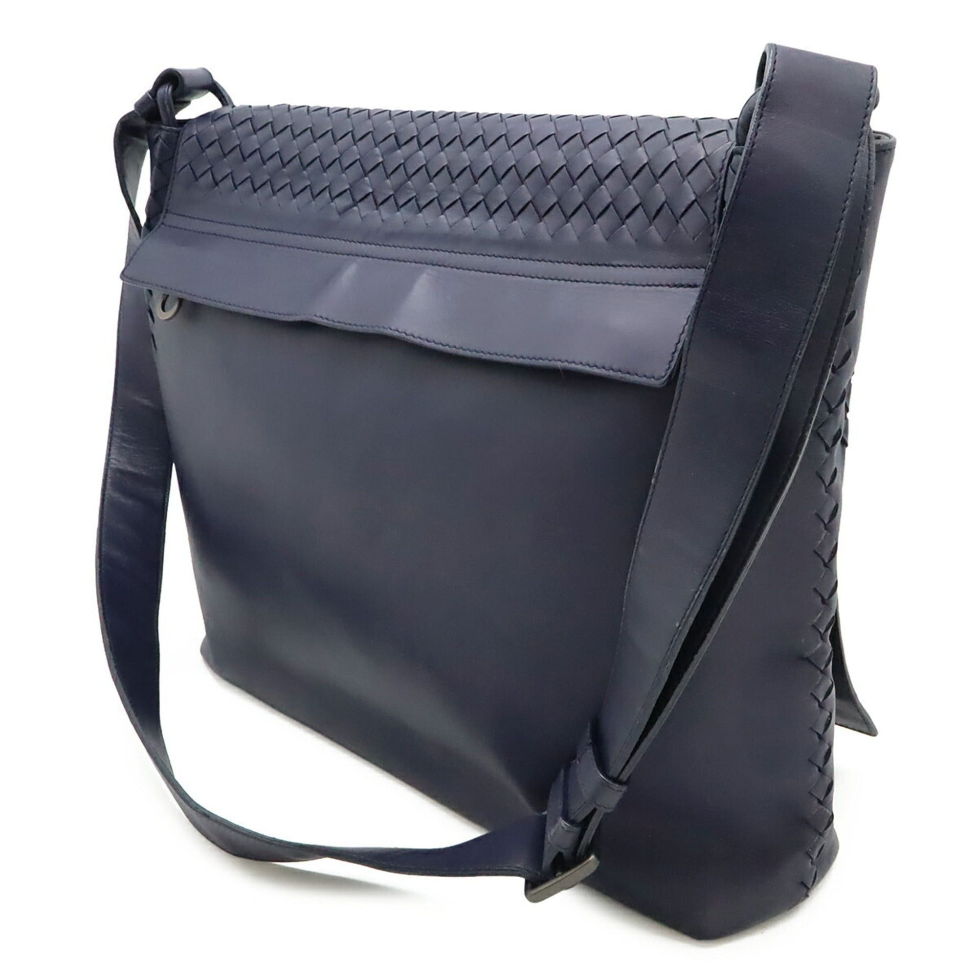 Bottega Veneta BOTTEGA VENETA Intrecciato Handbag/Shoulder Bag, Leather, Dark Purple, 221065 Size ONE SIZE - 3 Thumbnail
