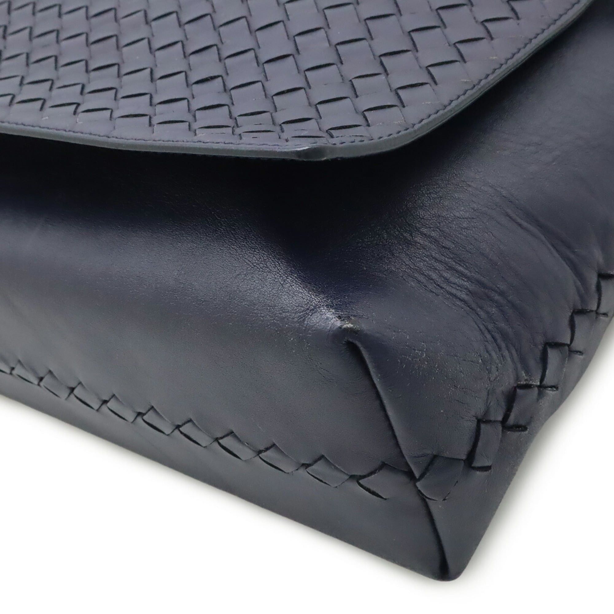Bottega Veneta BOTTEGA VENETA Intrecciato Handbag/Shoulder Bag, Leather, Dark Purple, 221065 Size ONE SIZE - 4 Thumbnail
