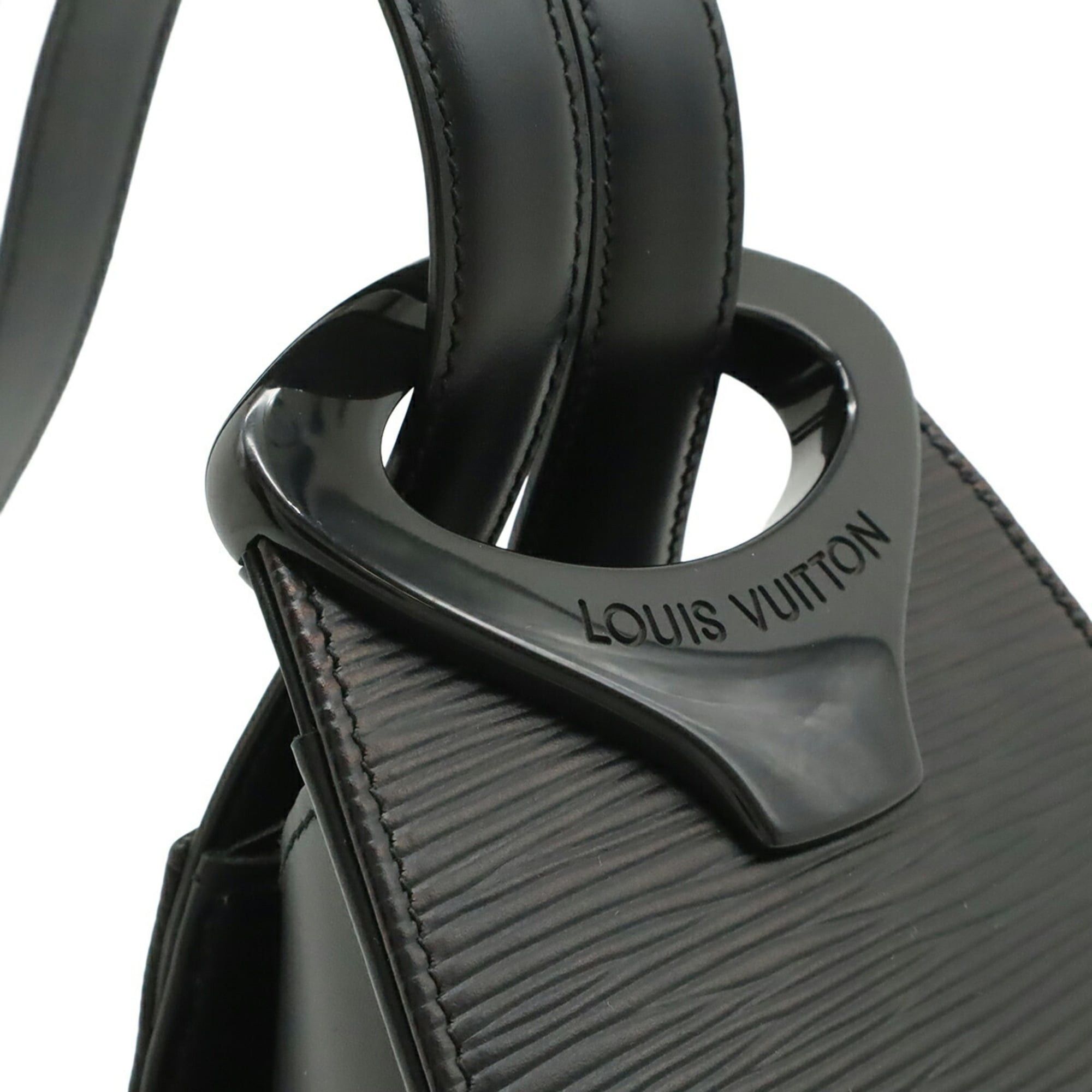 Louis Vuitton Louis Vuitton Epi Minuit Shoulder Bag Pochette Leather Noir Black M52392 Size ONE SIZE - 7 Thumbnail