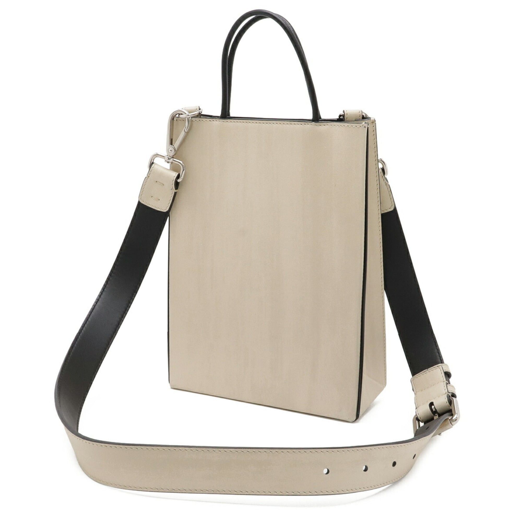 Fendi FENDI handbag, small shoulder bag, leather, beige, black, 7VA512 Size ONE SIZE - 3 Thumbnail