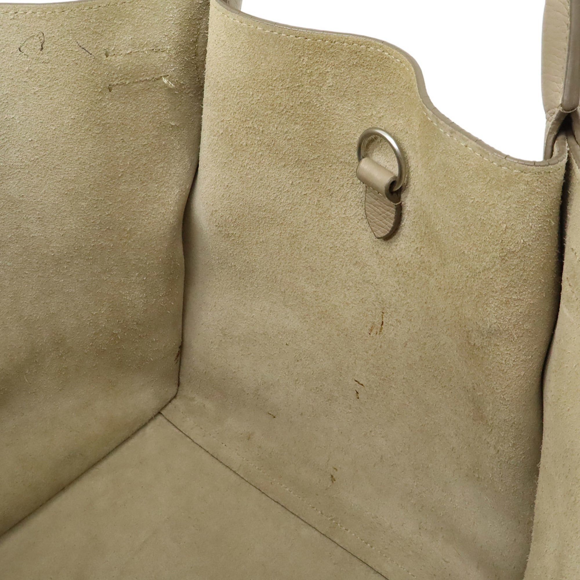 Celine CELINE Big Bag Small Handbag Shoulder Leather Greige 183313 Size ONE SIZE - 7 Thumbnail