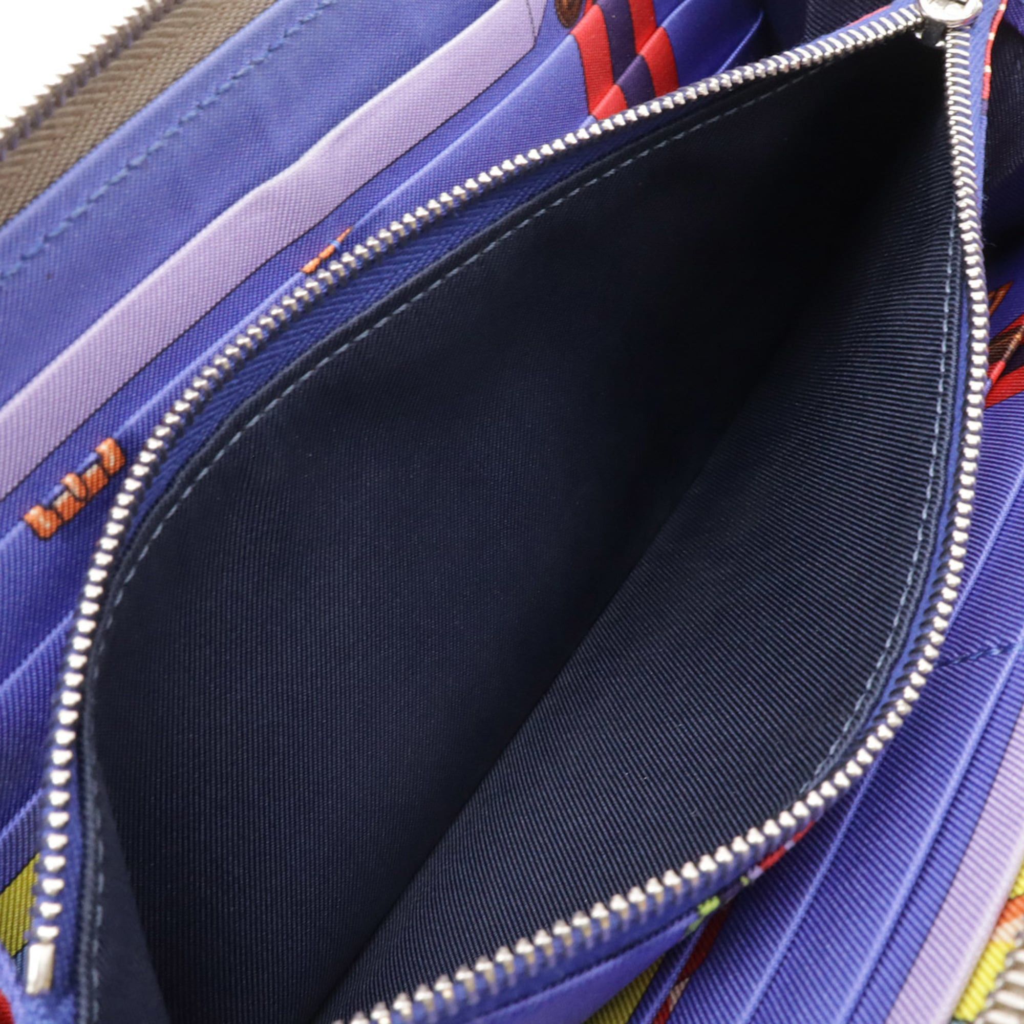 Hermes HERMES Azap Long Silk In Round Wallet, Veau Epsom Leather, Etoupe Greige, □H Stamp Size ONE SIZE - 7 Thumbnail