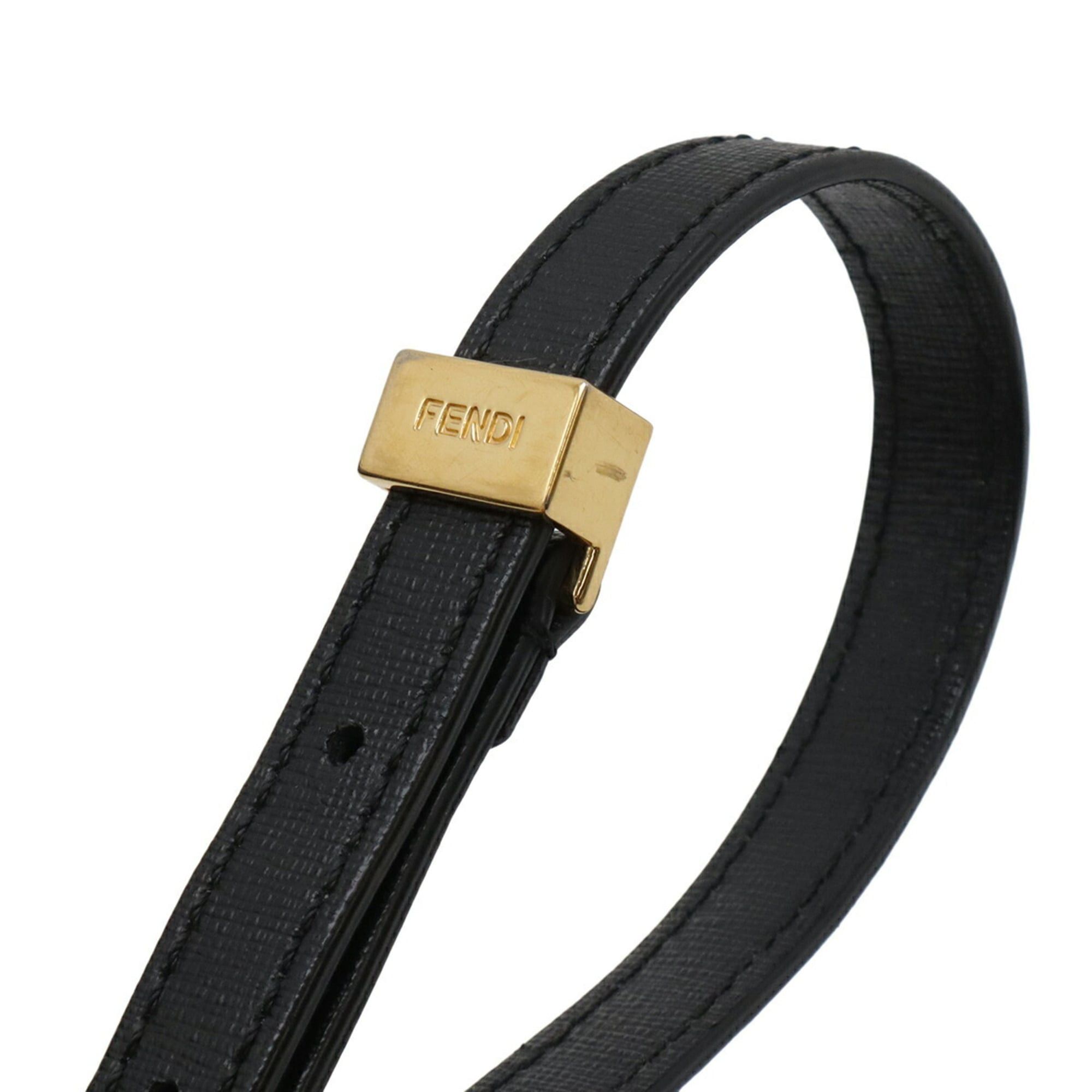 Fendi FENDI Petite 2Jours handbag, tote bag, shoulder leather, black, 8BH253 Size ONE SIZE - 6 Thumbnail