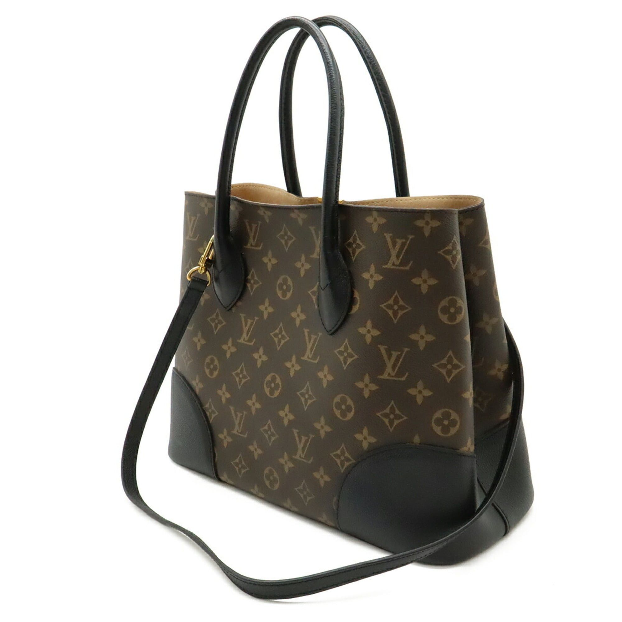 Louis Vuitton Louis Vuitton Monogram Flandrin Handbag Shoulder Bag Leather Noir Black M41595 Size ONE SIZE - 3 Thumbnail