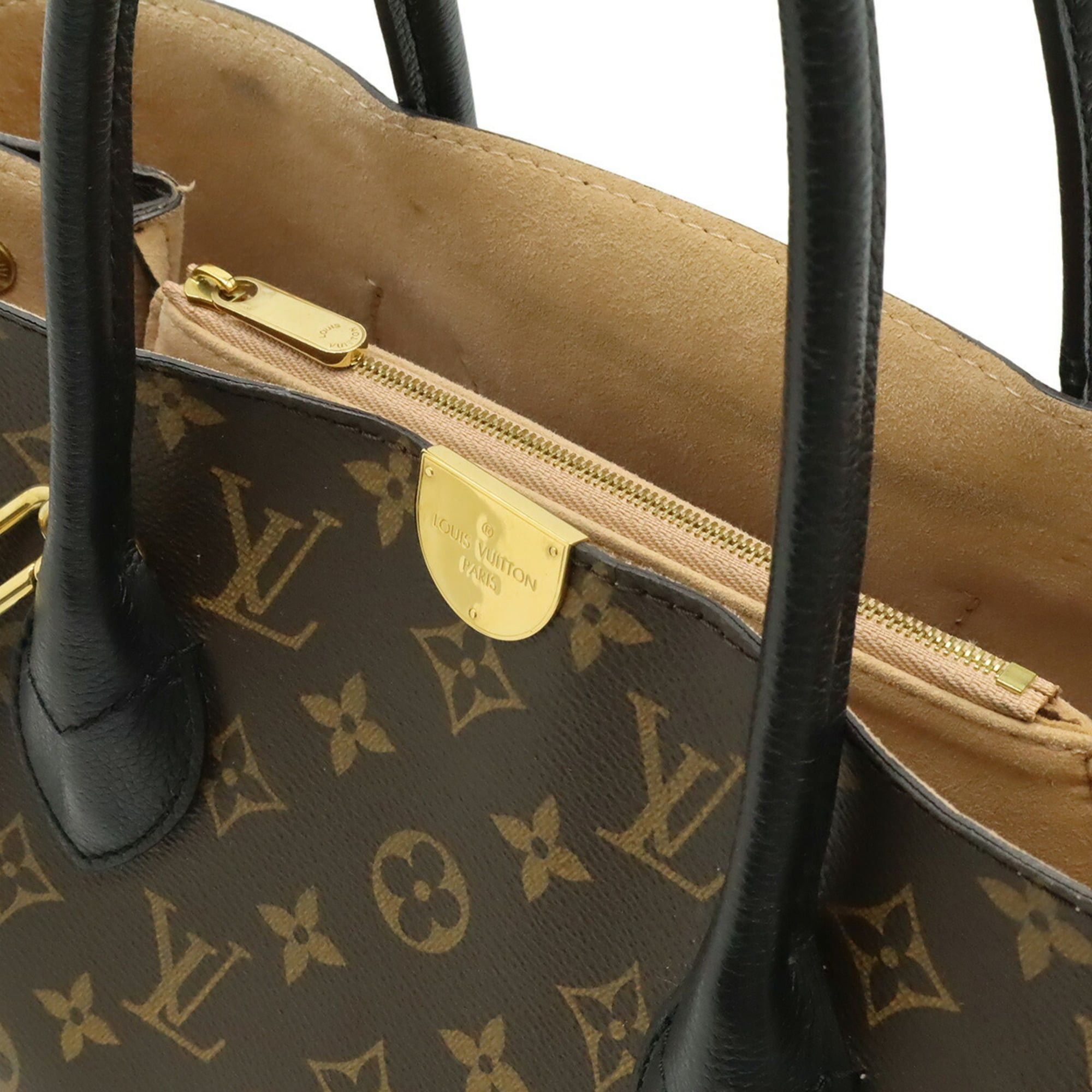 Louis Vuitton Louis Vuitton Monogram Flandrin Handbag Shoulder Bag Leather Noir Black M41595 Size ONE SIZE - 9 Thumbnail