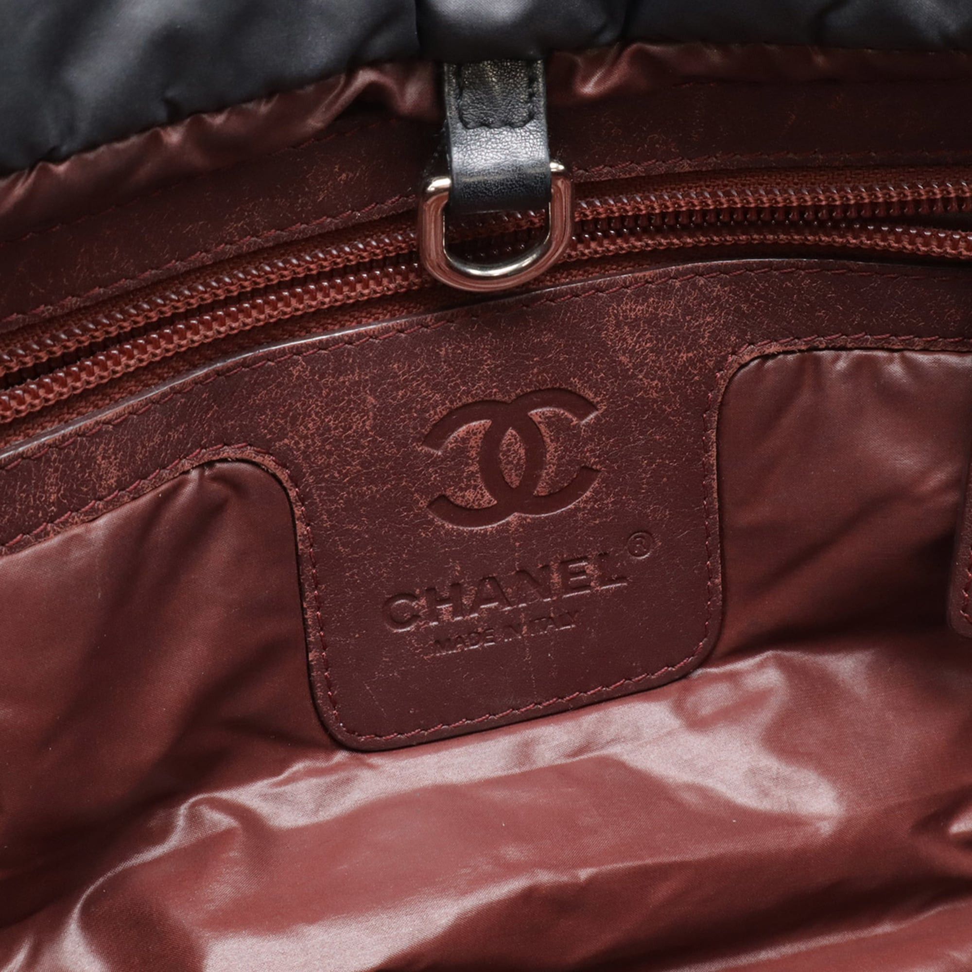Chanel CHANEL Coco Cocoon Small Tote Bag, Handbag, Quilted Nylon Leather, Black, A48610 Size ONE SIZE - 8 Thumbnail