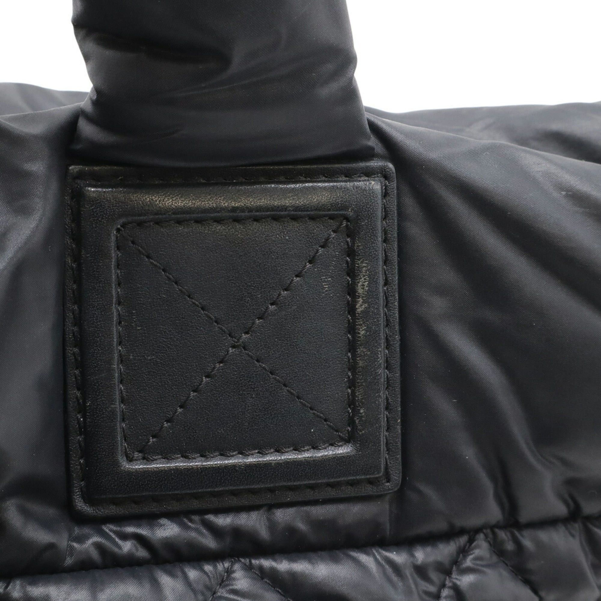 Chanel CHANEL Coco Cocoon Small Tote Bag, Handbag, Quilted Nylon Leather, Black, A48610 Size ONE SIZE - 6 Thumbnail