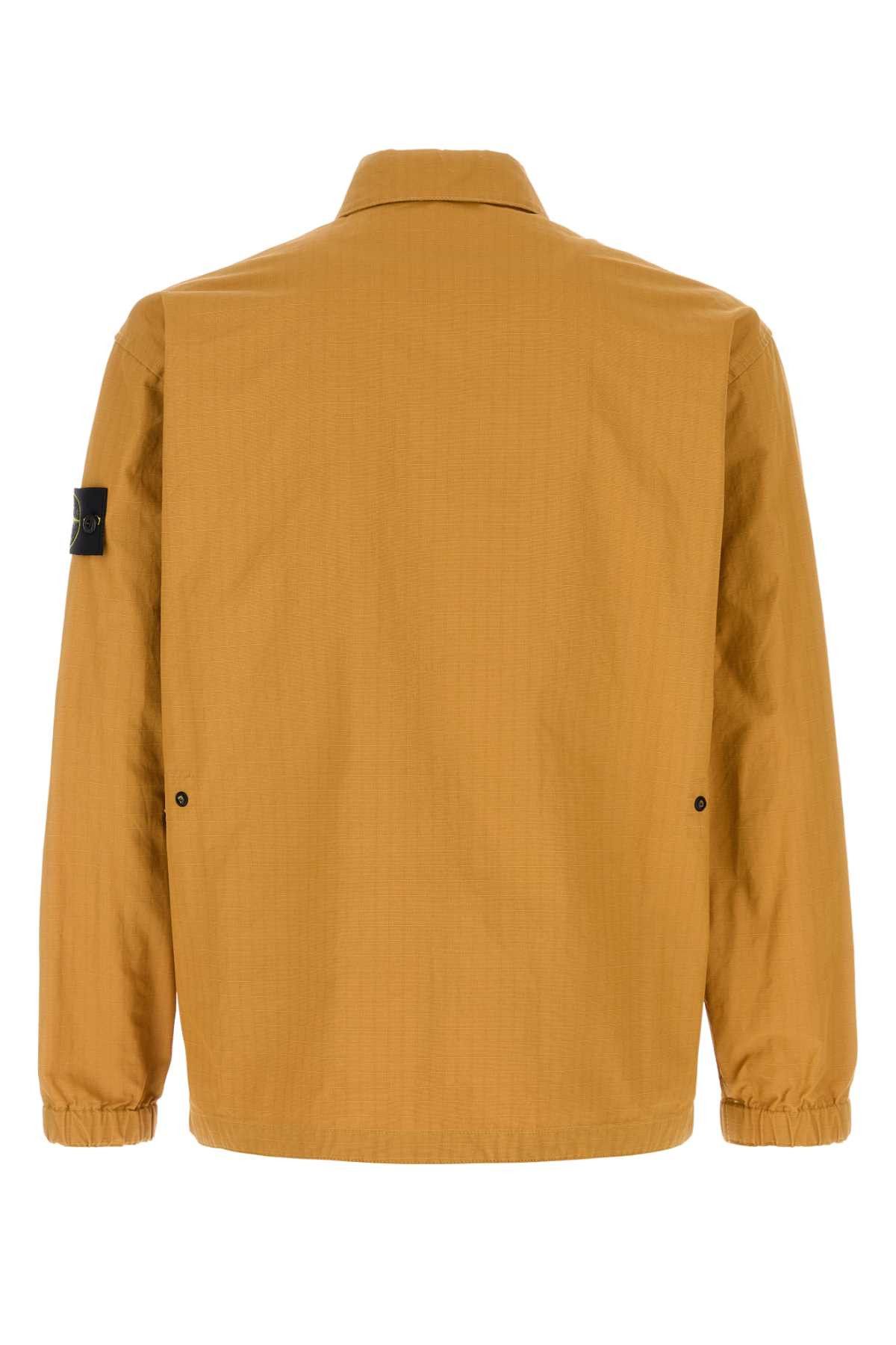 Stone Island Ochre Cotton Jacket Size US M / EU 48-50 / 2 - 2 Thumbnail