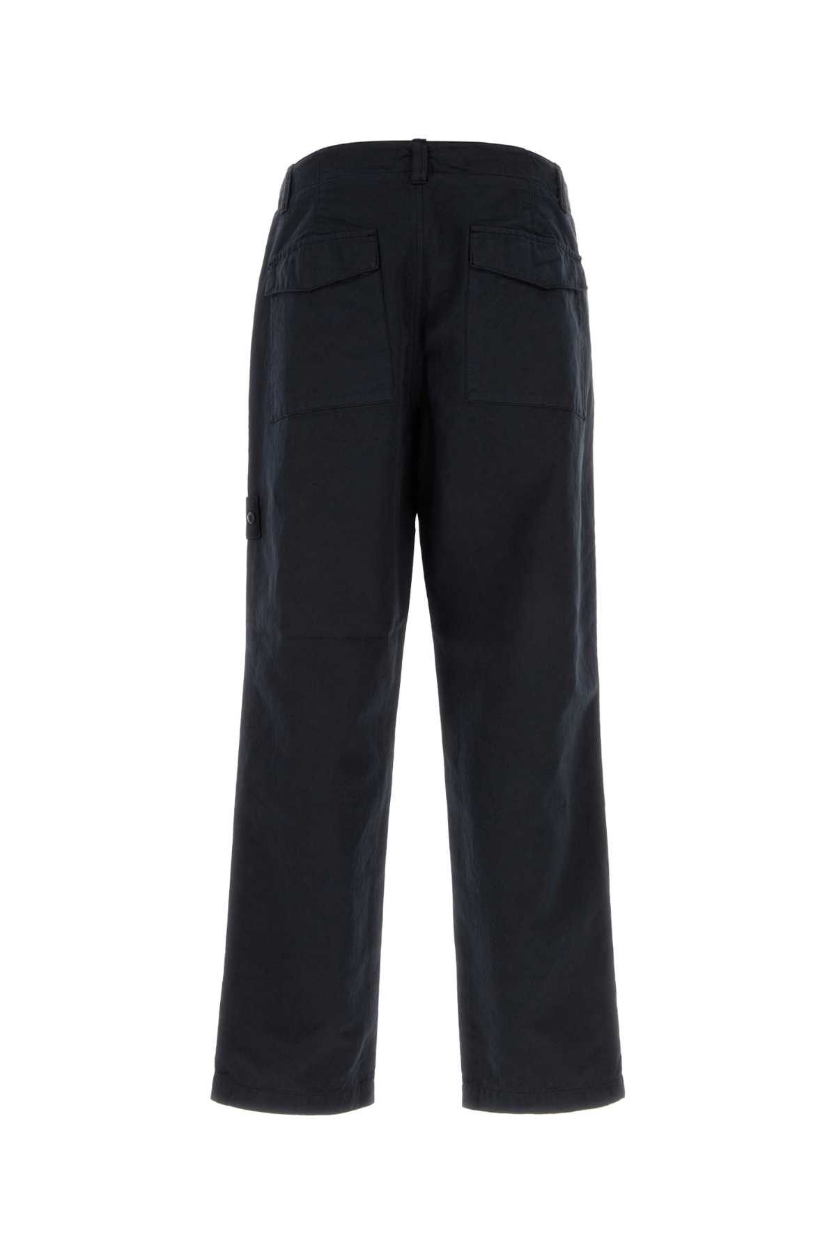 Stone Island Midnight Blue Cotton Blend Pant Size US 34 / EU 50 - 2 Thumbnail