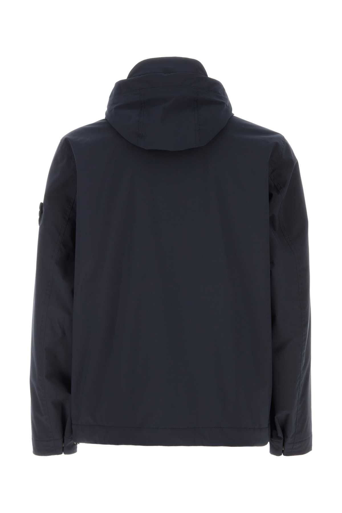 Stone Island Navy Blue Stretch Polyester Padded Jacket Size US L / EU 52-54 / 3 - 2 Thumbnail