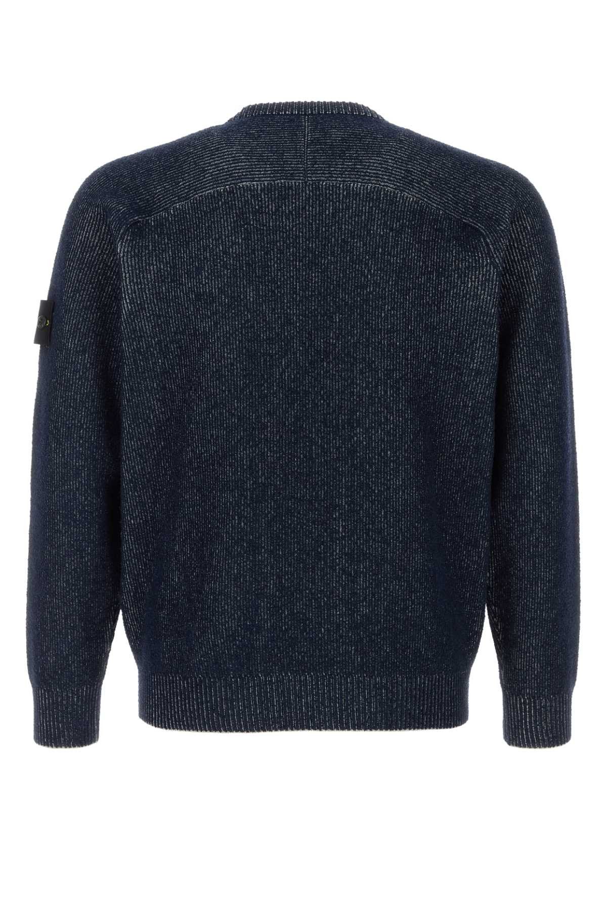 Stone Island Dark Blue Cotton Blend Sweater Size US S / EU 44-46 / 1 - 2 Thumbnail