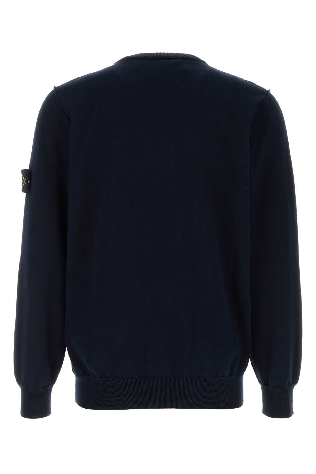 Stone Island Midnight Blue Cotton Sweater Size US L / EU 52-54 / 3 - 2 Thumbnail