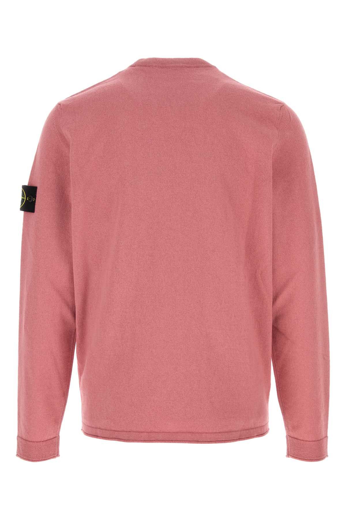 Stone Island Dark Pink Cotton Sweater Size US XXL / EU 58 / 5 - 2 Thumbnail
