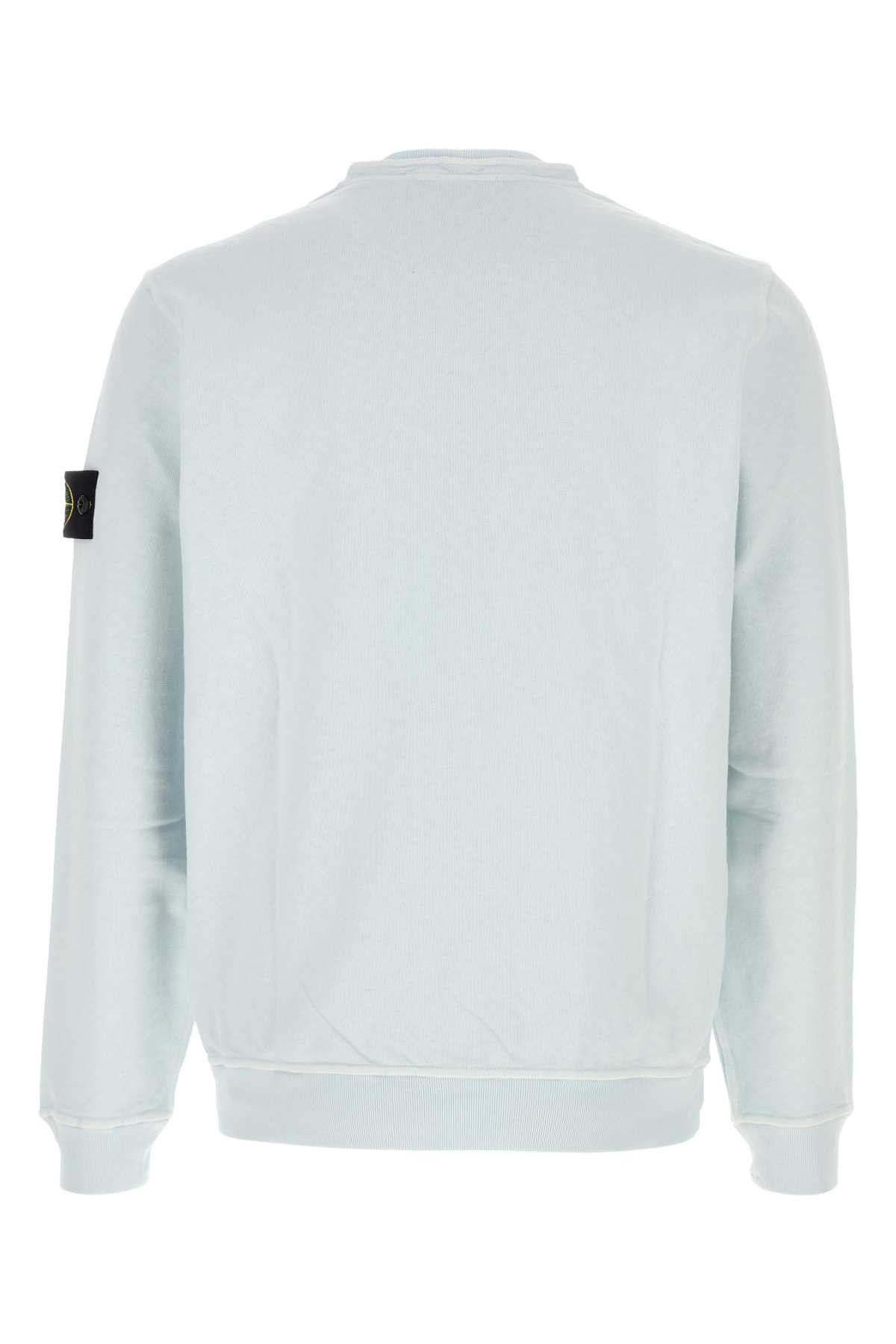 Stone Island Pastel Light-Blue Cotton Sweatshirt Size US L / EU 52-54 / 3 - 2 Thumbnail