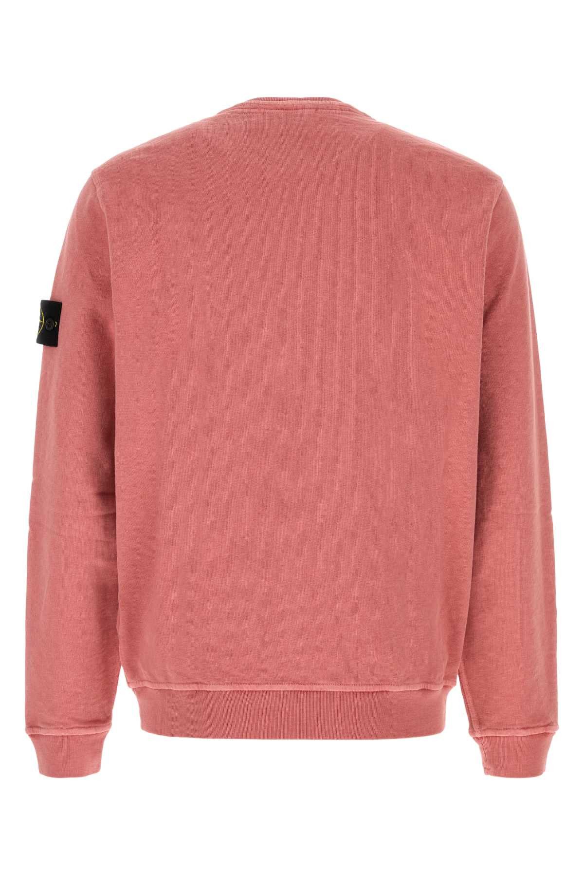 Stone Island Dark Pink Cotton Sweatshirt Size US XL / EU 56 / 4 - 2 Thumbnail
