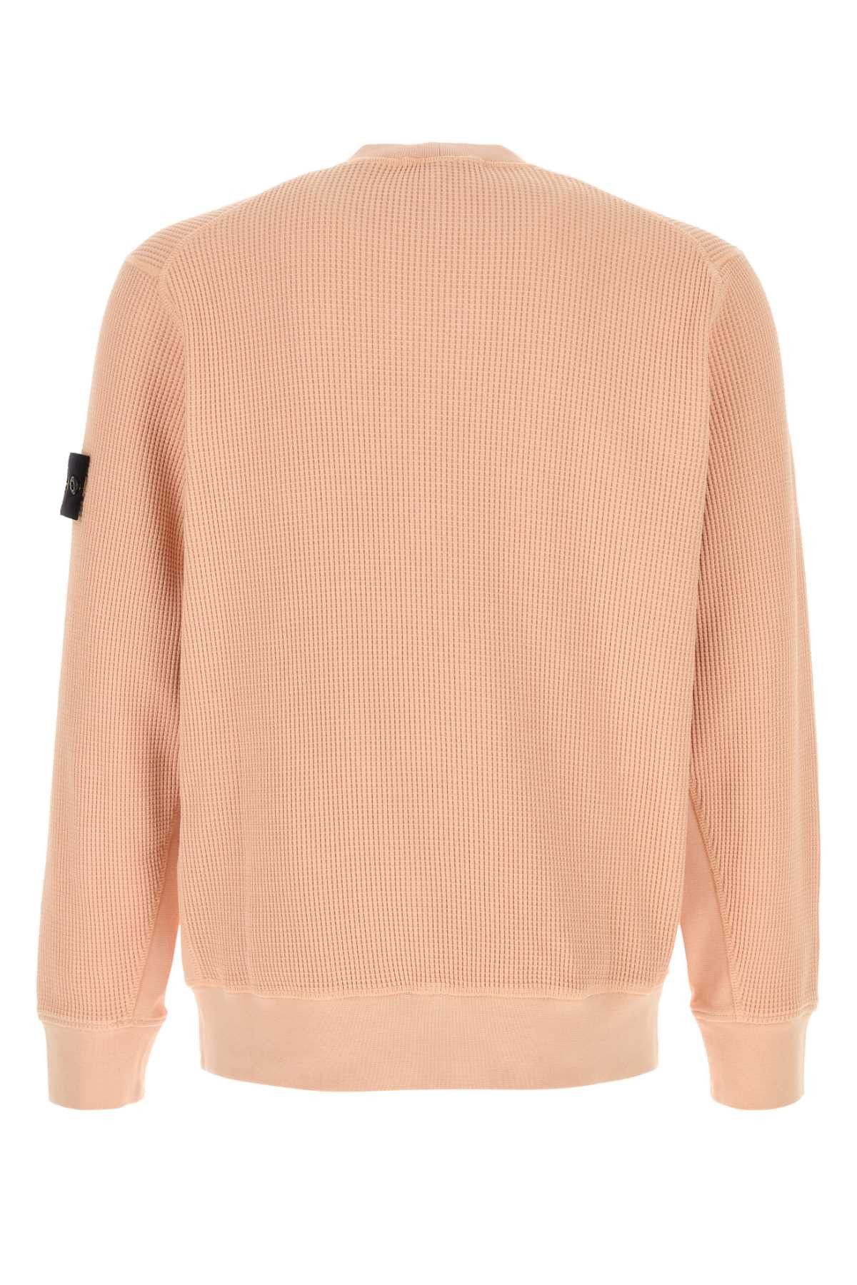 Stone Island Salmon Cotton Sweatshirt Size US XXL / EU 58 / 5 - 2 Thumbnail