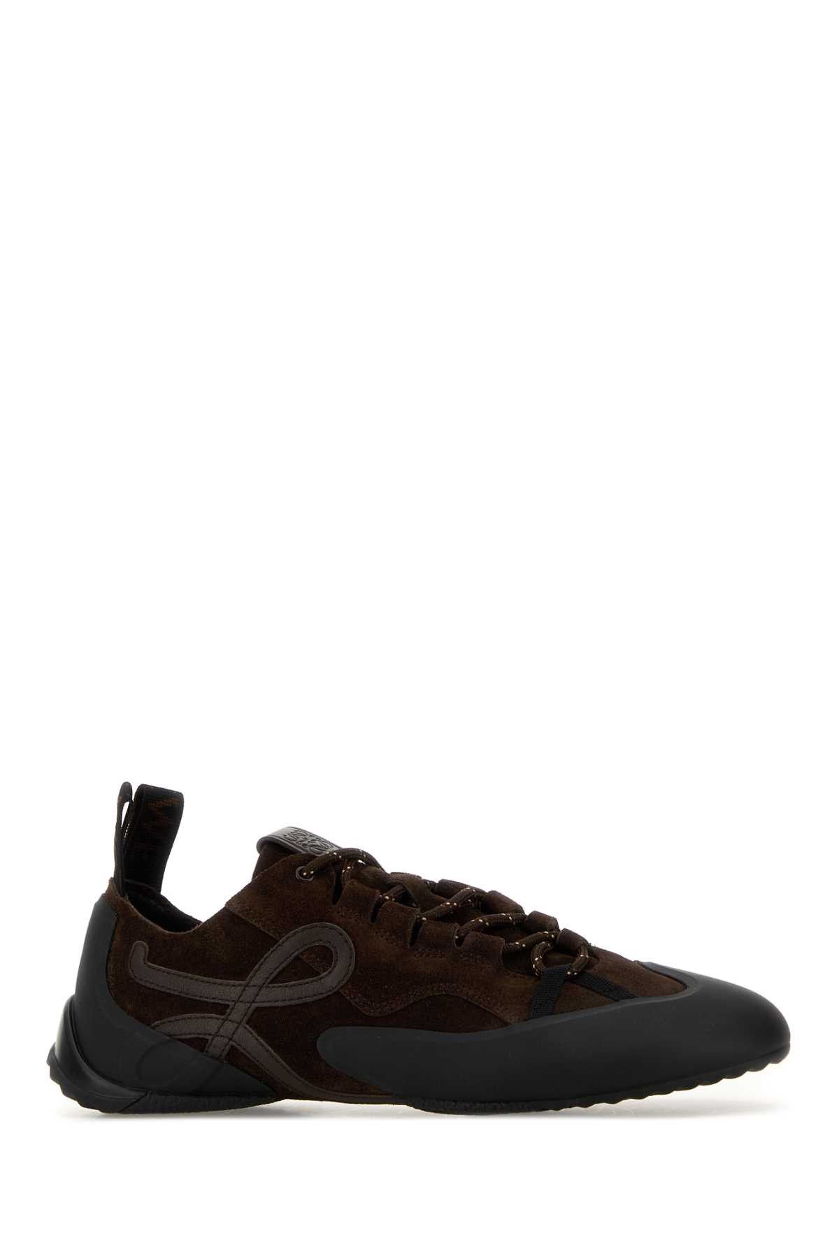 Loewe Brown Suede Grip Sneakers Size US 9 / IT 39 - 2 Thumbnail