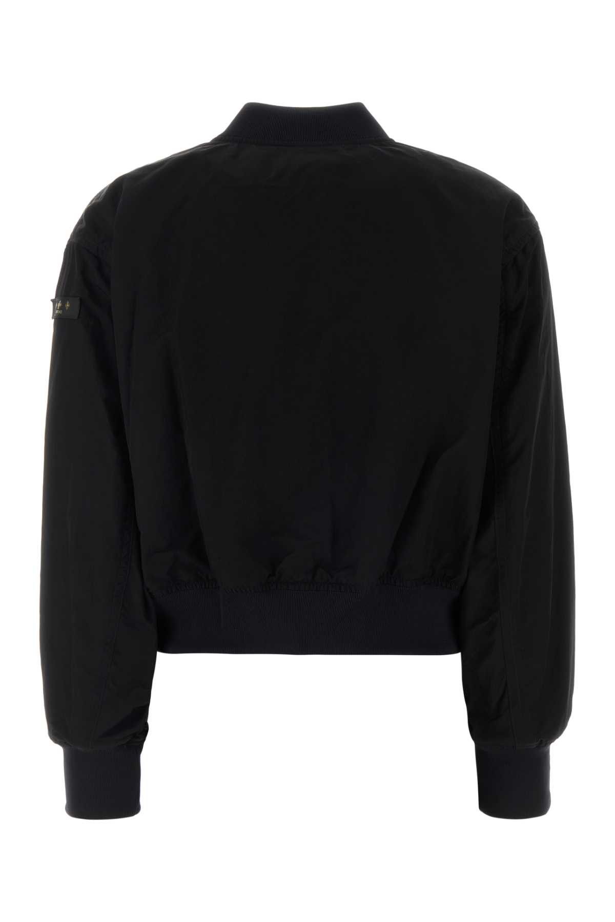 TATRAS Black Nylon Ottamota Bomber Jacket Size M / US 6-8 / IT 42-44 - 2 Thumbnail