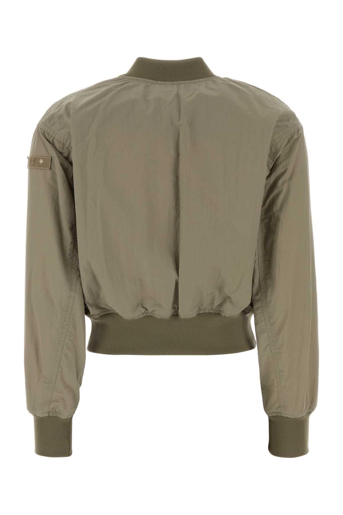 TATRAS Sage Green Nylon Ottamota Bomber Jacket Size M / US 6-8 / IT 42-44 - 2 Thumbnail