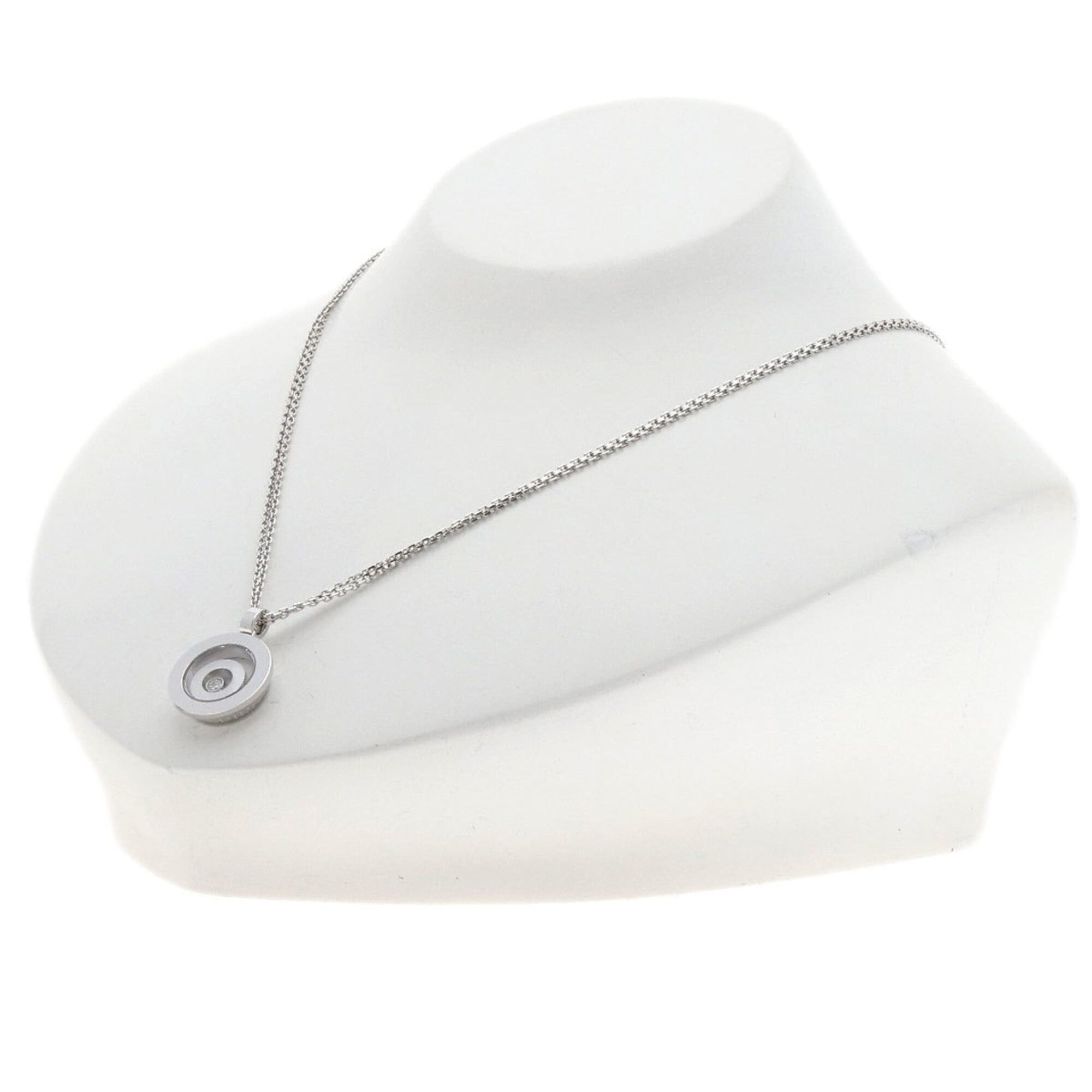 Chopard Chopard Happy Diamonds Necklace 18K White Gold Women's Size ONE SIZE - 5 Thumbnail