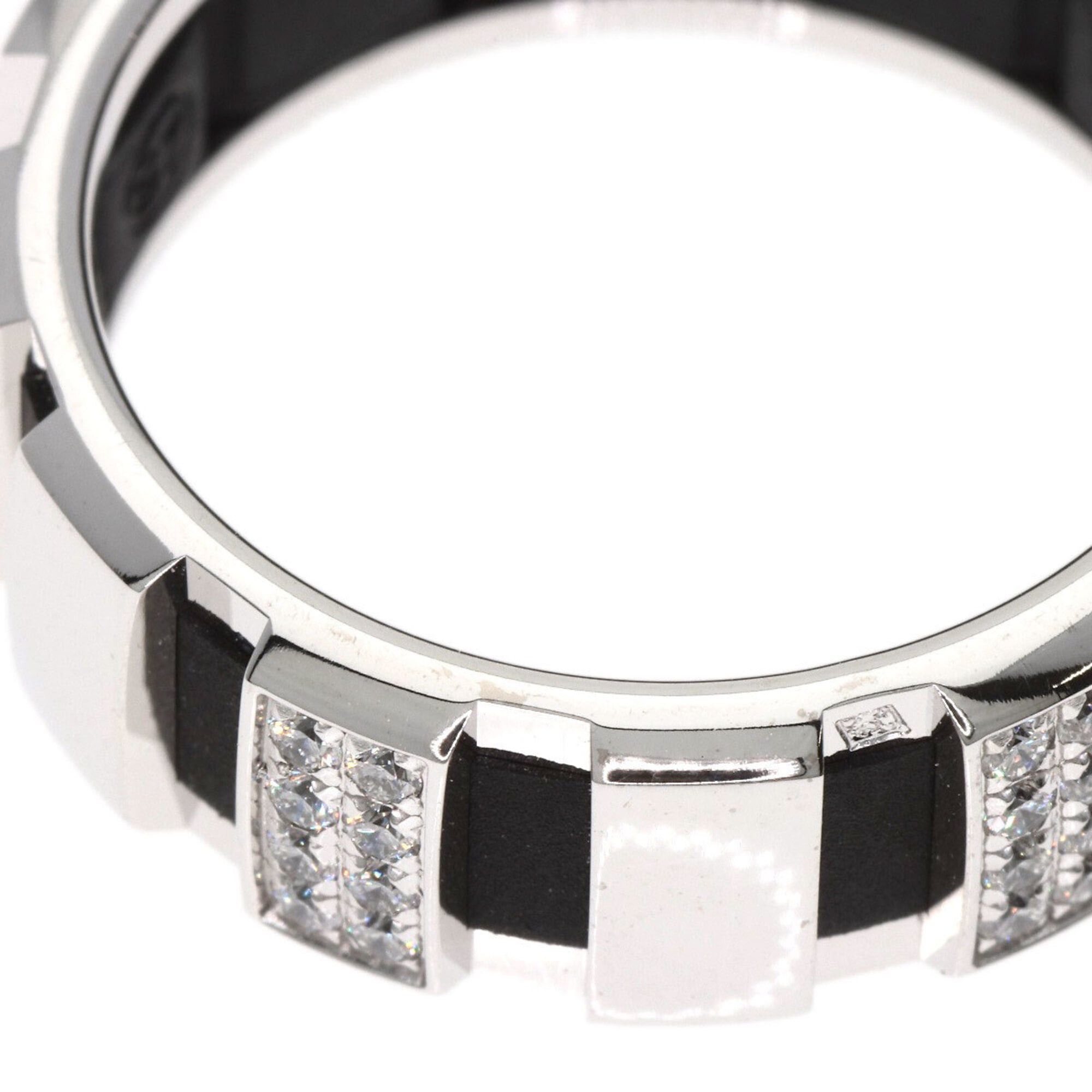 Other Chaumet Class One Diamond Ring #57 18K White Gold Women's Size ONE SIZE - 9 Thumbnail