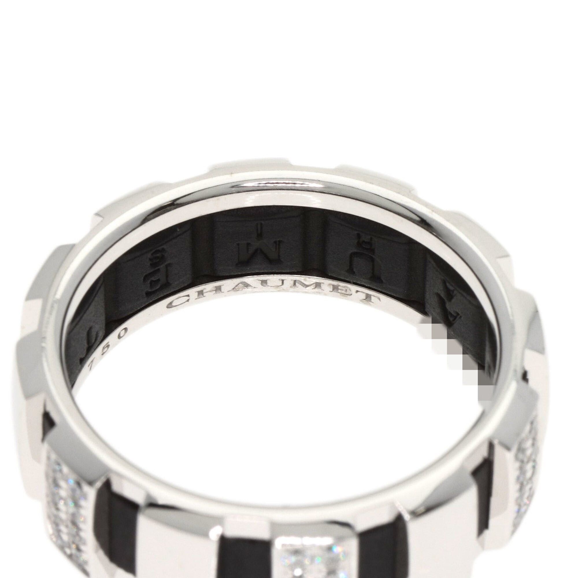 Other Chaumet Class One Diamond Ring #57 18K White Gold Women's Size ONE SIZE - 5 Thumbnail
