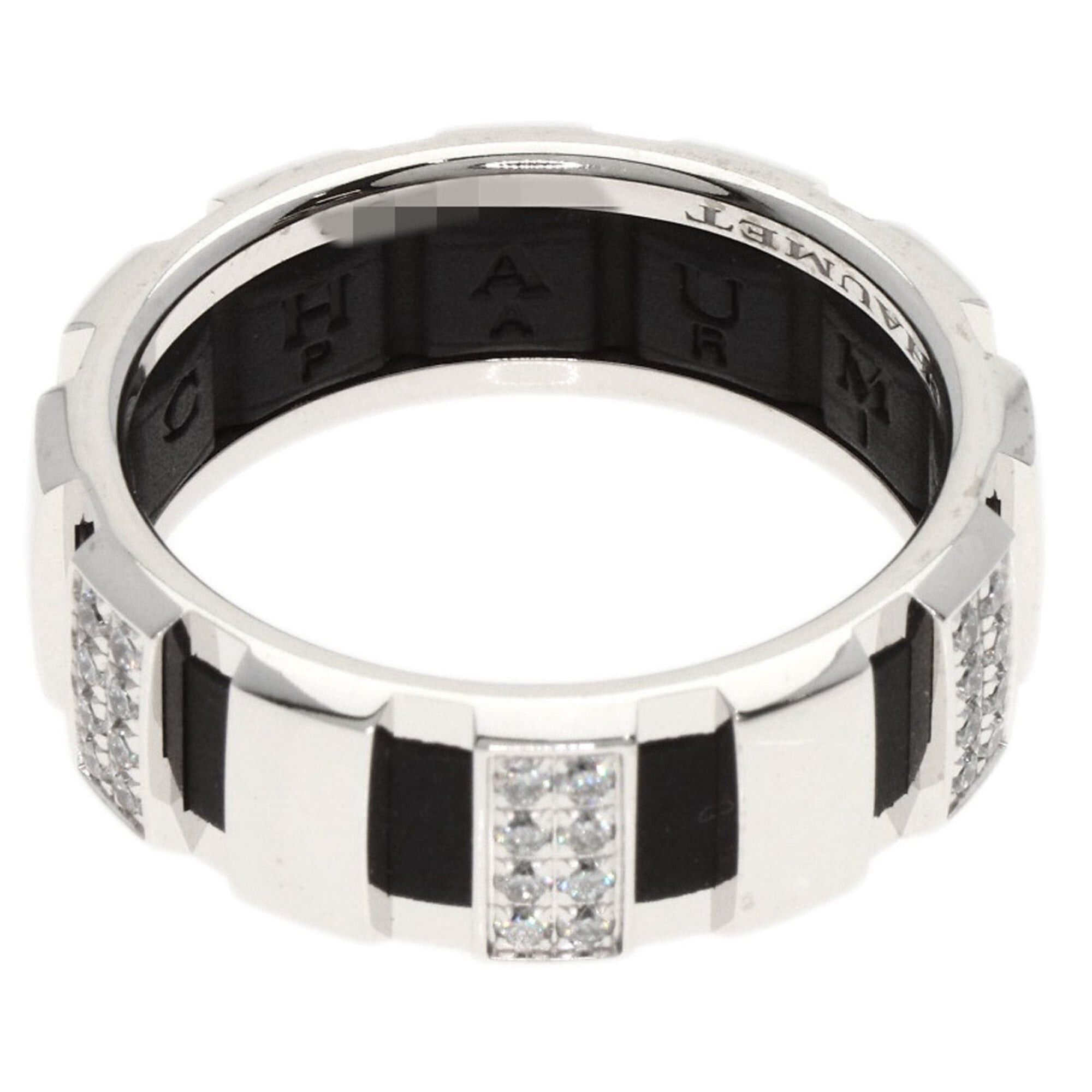 Other Chaumet Class One Diamond Ring #57 18K White Gold Women's Size ONE SIZE - 4 Thumbnail