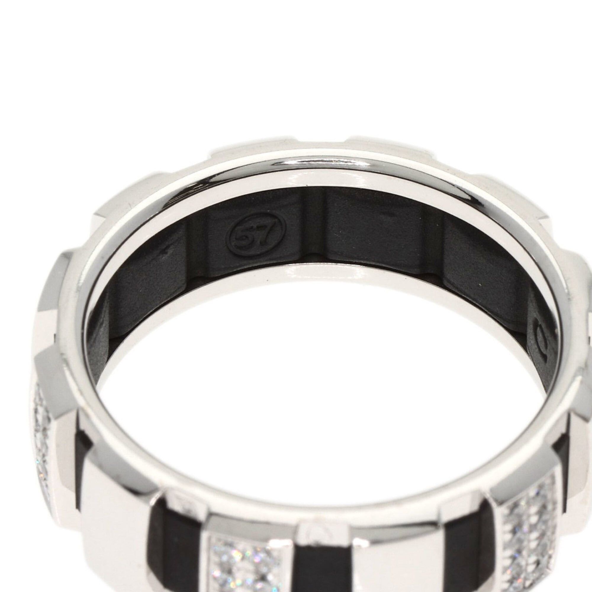 Other Chaumet Class One Diamond Ring #57 18K White Gold Women's Size ONE SIZE - 6 Thumbnail