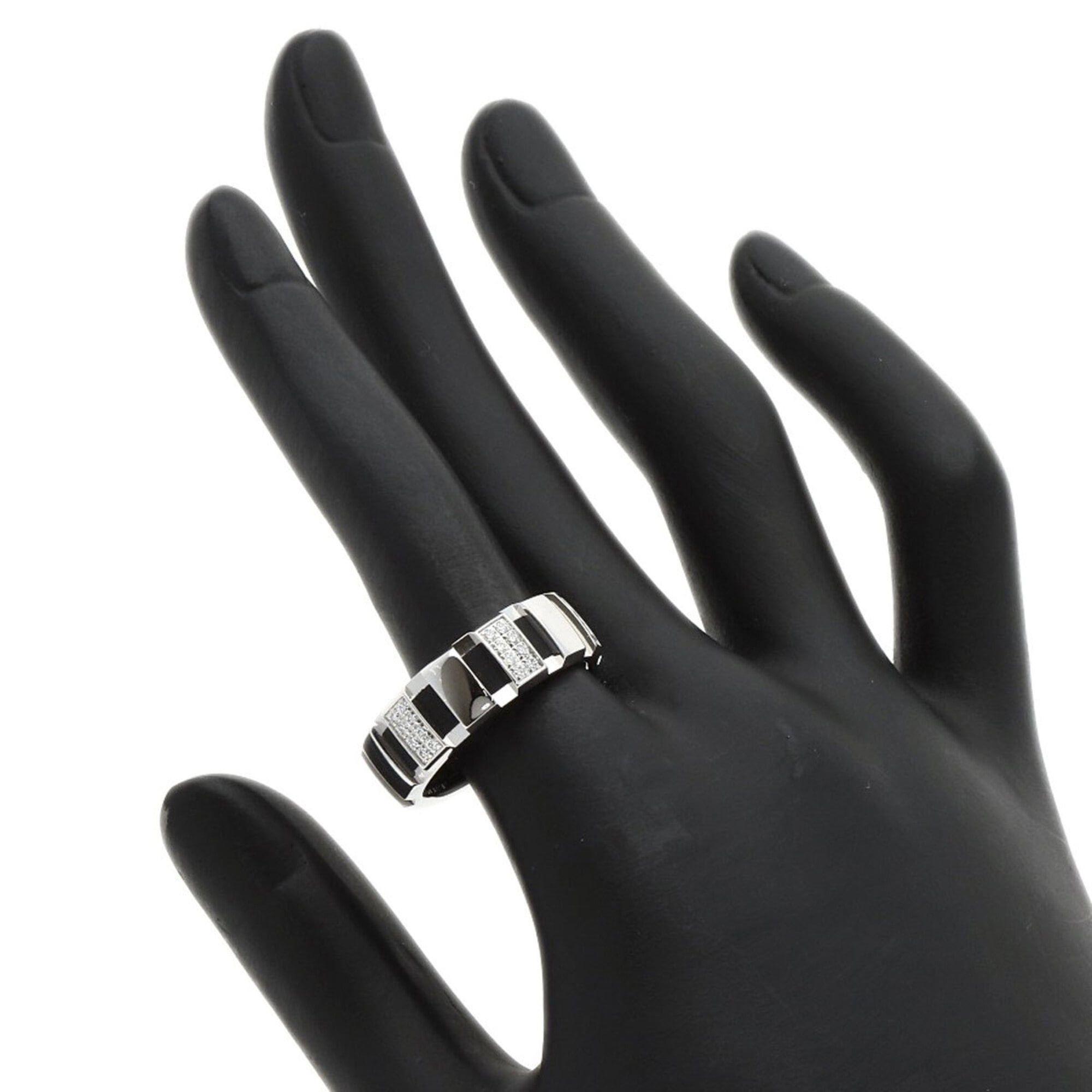 Other Chaumet Class One Diamond Ring #57 18K White Gold Women's Size ONE SIZE - 7 Thumbnail