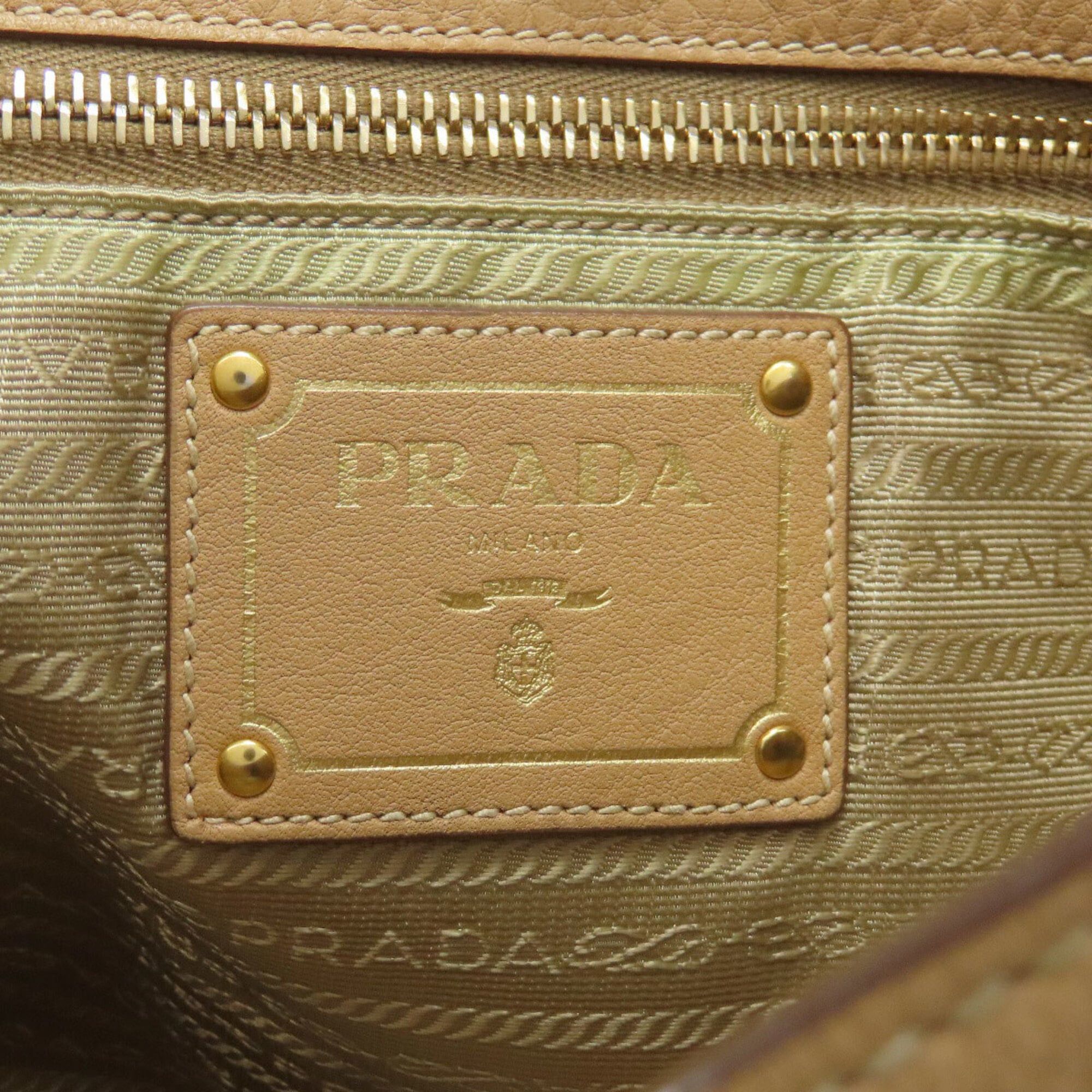 Prada Prada Logo Leather Handbag for Women PRADA Size ONE SIZE - 6 Thumbnail
