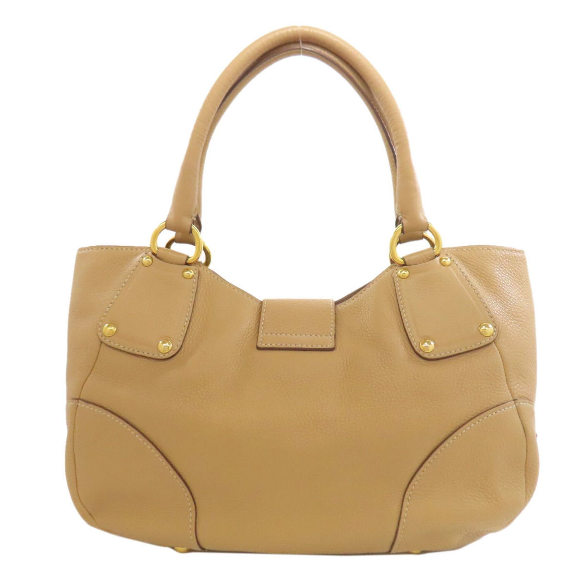 Prada Prada Logo Leather Handbag for Women PRADA Size ONE SIZE - 2 Thumbnail