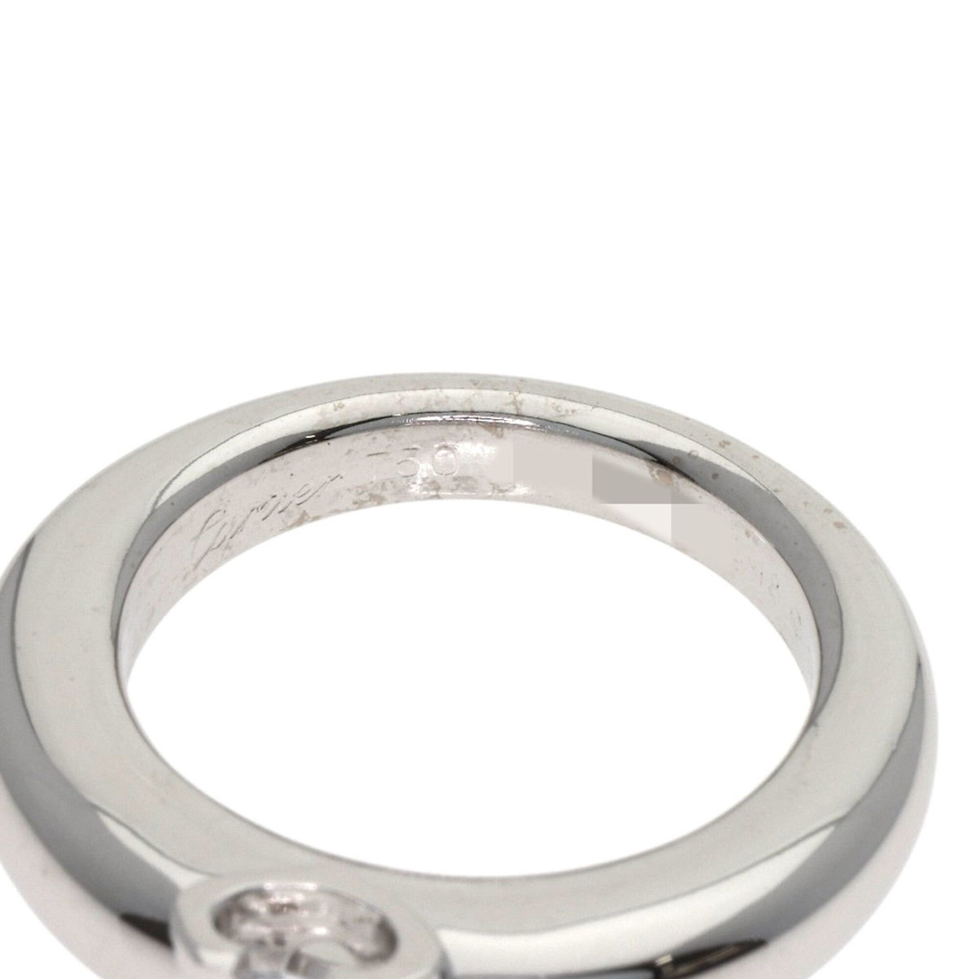 Cartier Cartier C de Solitaire #48 Ring, 18K White Gold, Women's, CARTIER Size ONE SIZE - 5 Thumbnail