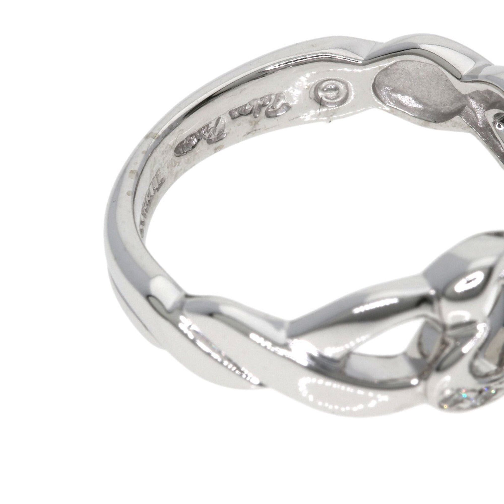 Tiffany & Co. Tiffany & Co. Double Loving Heart Diamond Ring, 18K White Gold, Women's. Size ONE SIZE - 8 Thumbnail