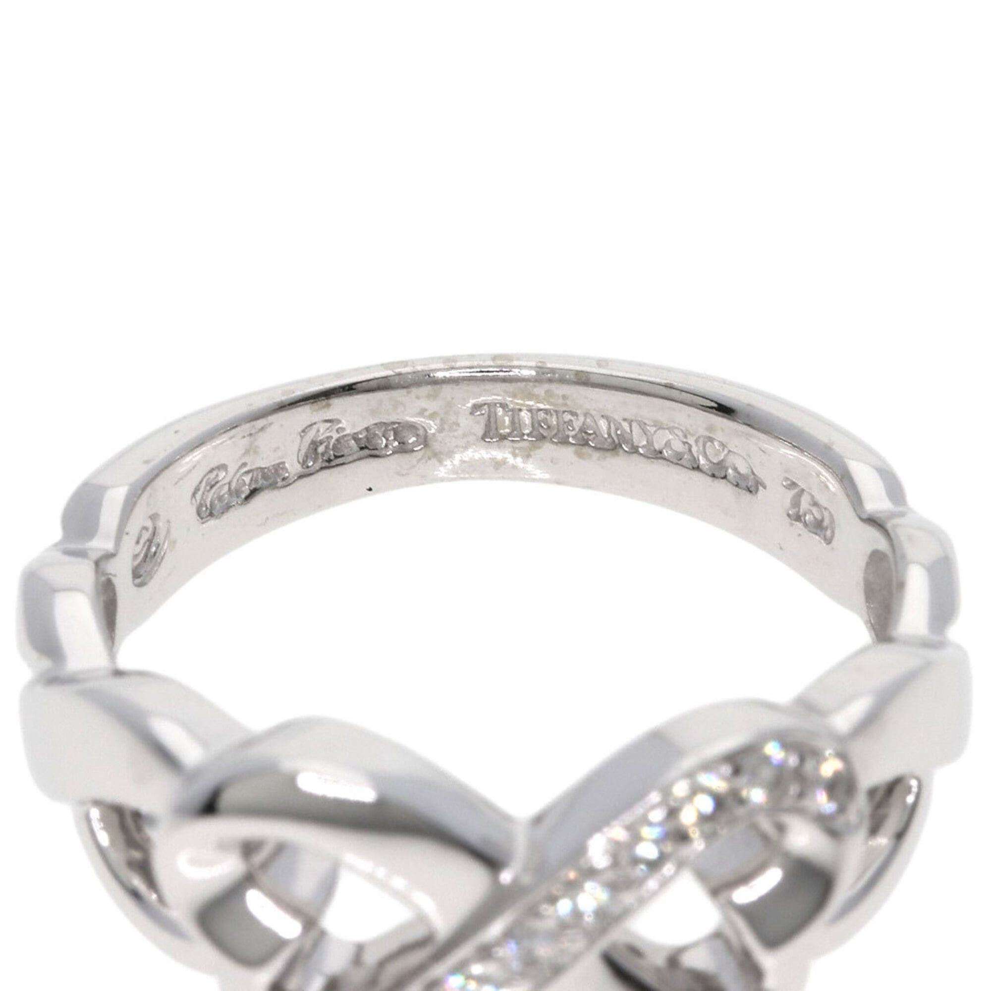Tiffany & Co. Tiffany & Co. Double Loving Heart Diamond Ring, 18K White Gold, Women's. Size ONE SIZE - 5 Thumbnail