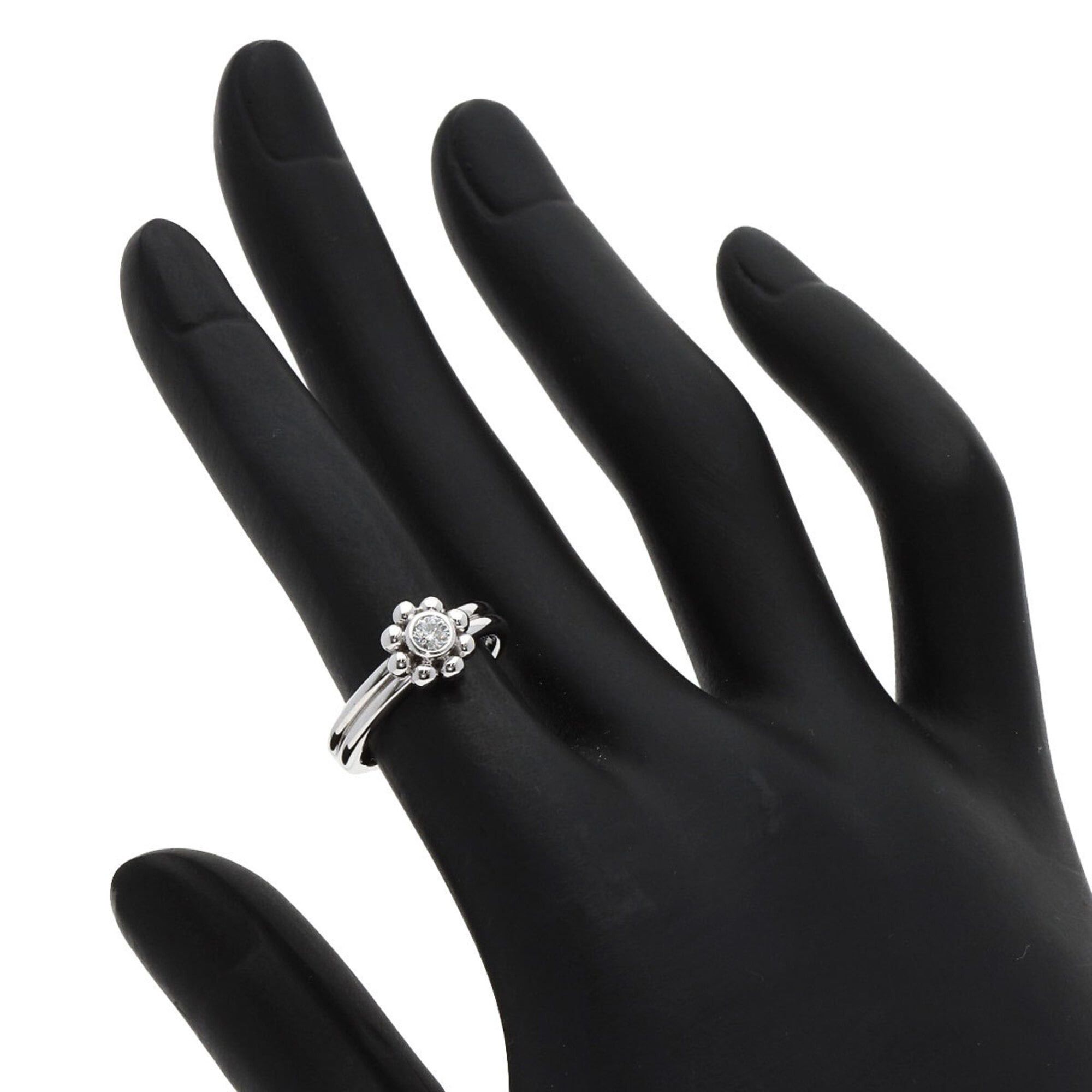 Tiffany & Co. Tiffany & Co. Jolie Beads Diamond Ring, 18K White Gold, Women's. Size ONE SIZE - 7 Thumbnail