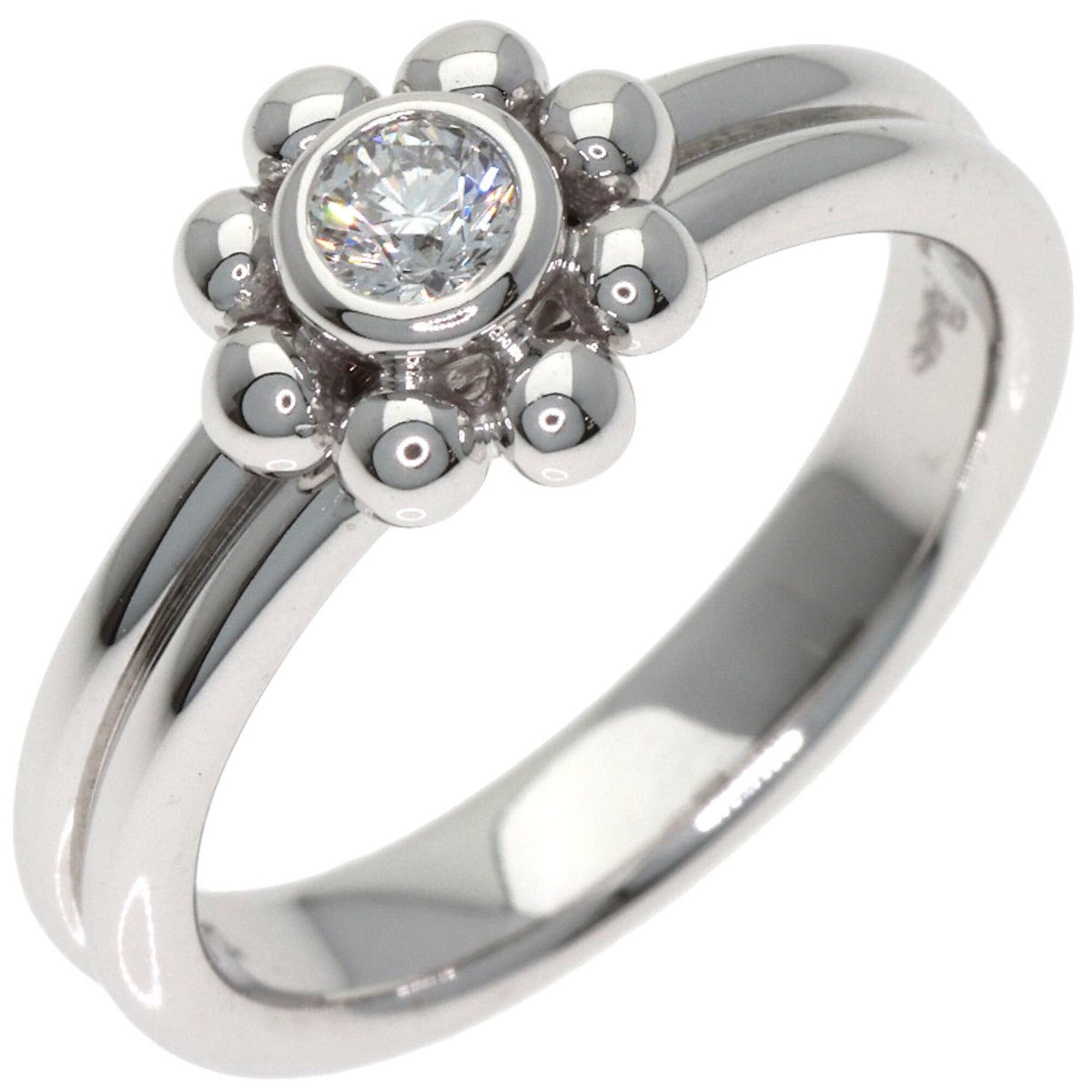 Tiffany & Co. Tiffany & Co. Jolie Beads Diamond Ring, 18K White Gold, Women's. Size ONE SIZE - 2 Thumbnail
