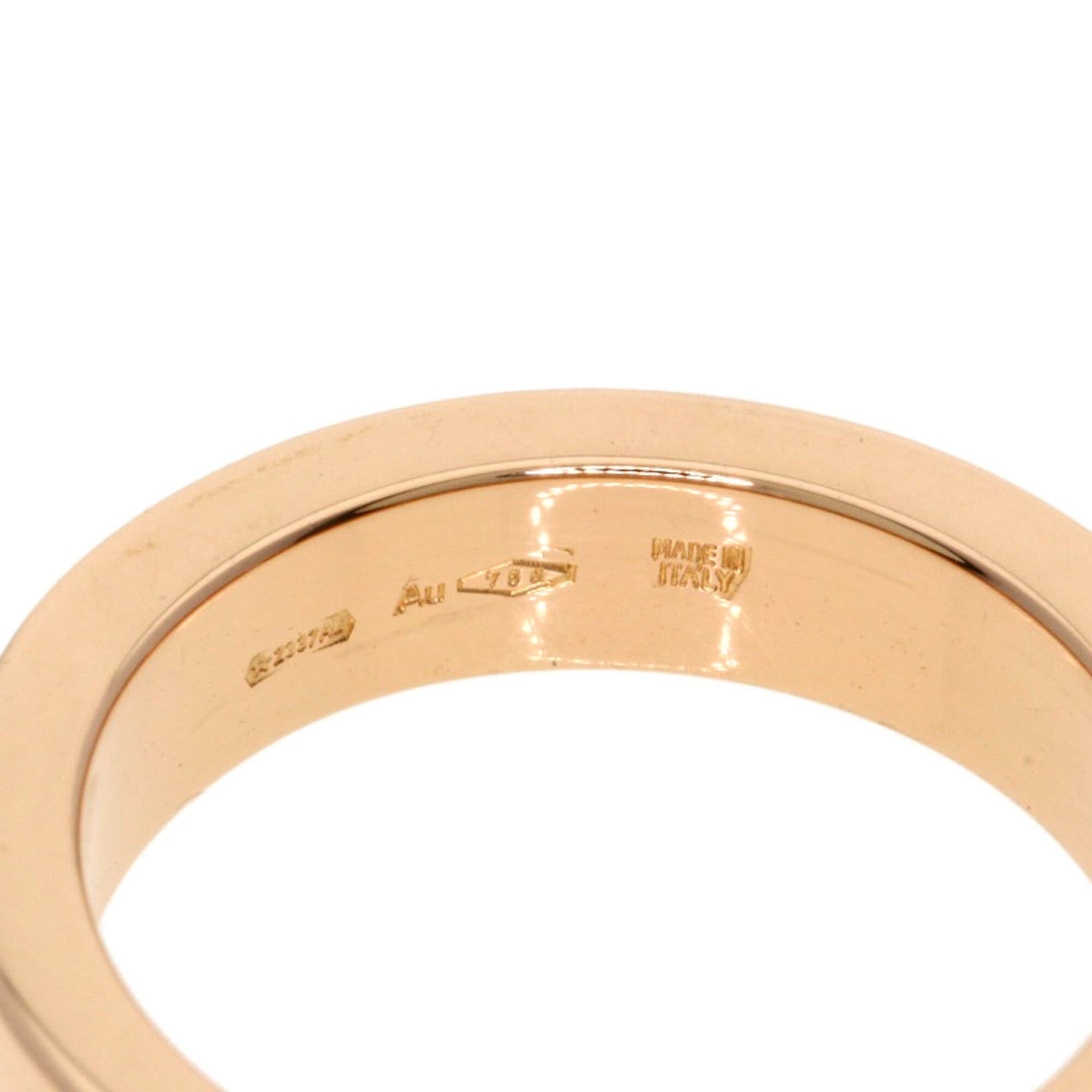 Bvlgari Bulgari Double Logo 1P Diamond Ring 18K Pink Gold Women's BVLGARI Size ONE SIZE - 5 Thumbnail