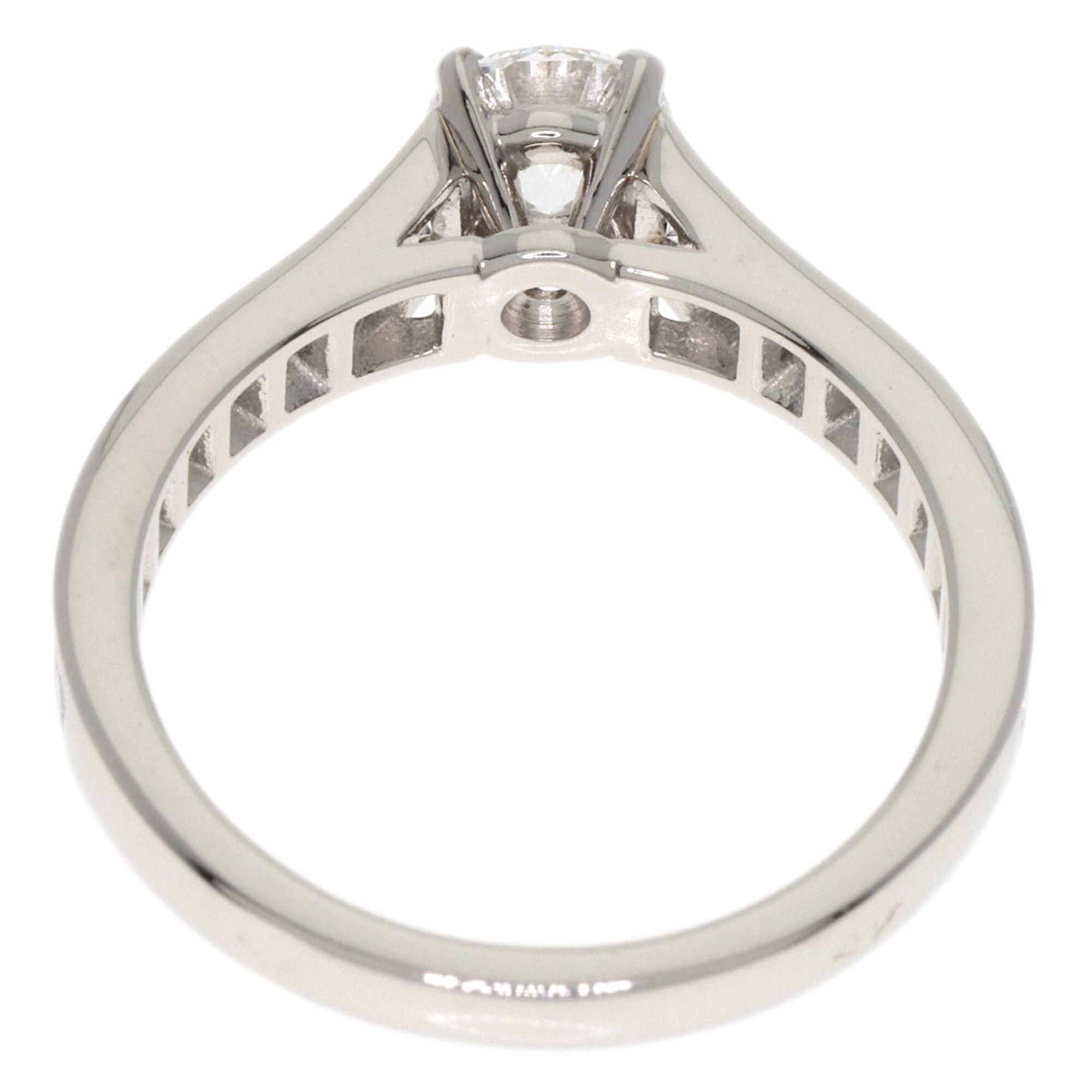 Cartier Cartier 1895 Solitaire Diamond E-VS1-EX #45 Ring, Platinum PT950, Women's. Size ONE SIZE - 4 Thumbnail