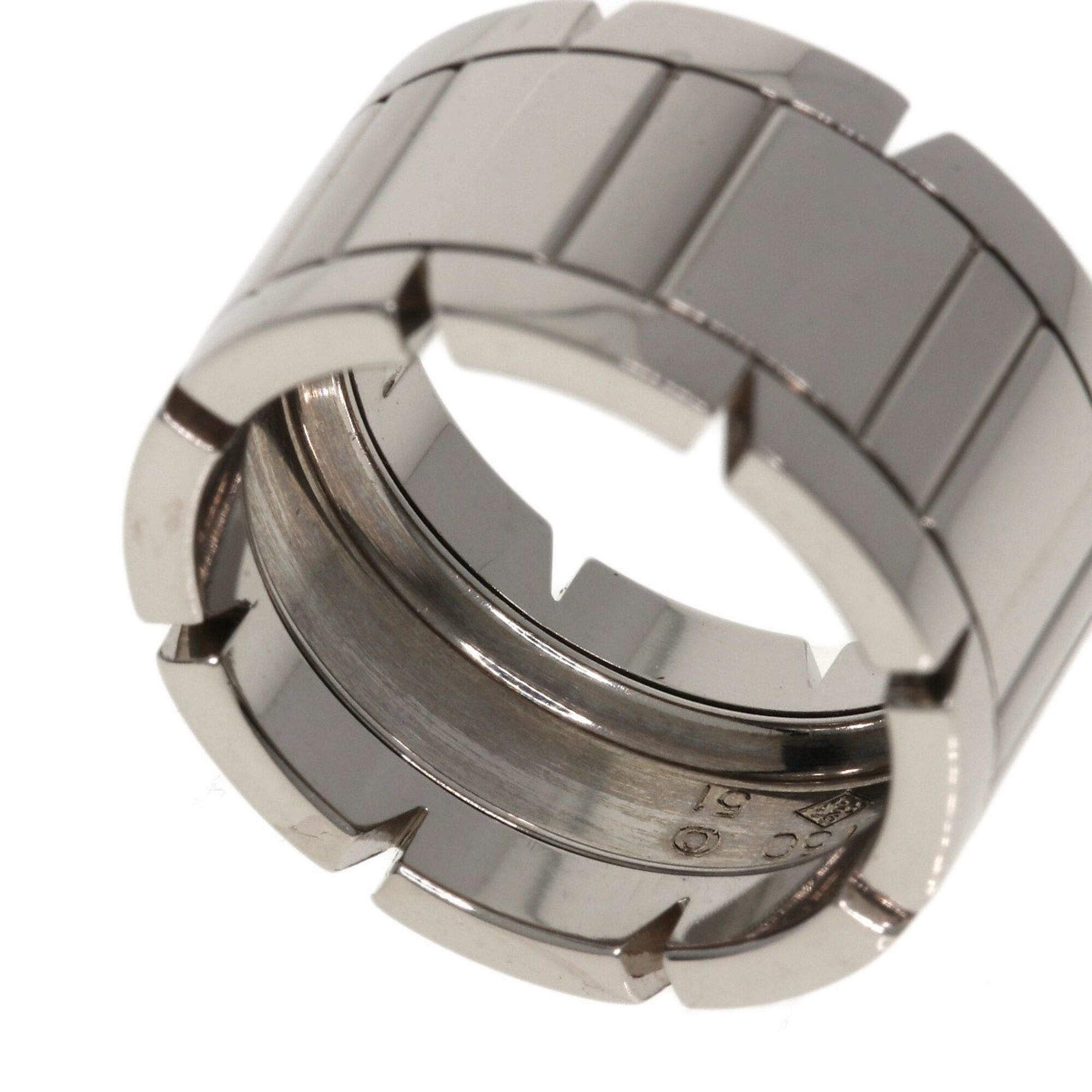 Cartier Cartier Tank Française LM #51 Ring, 18K White Gold, Women's, CARTIER Size ONE SIZE - 9 Thumbnail