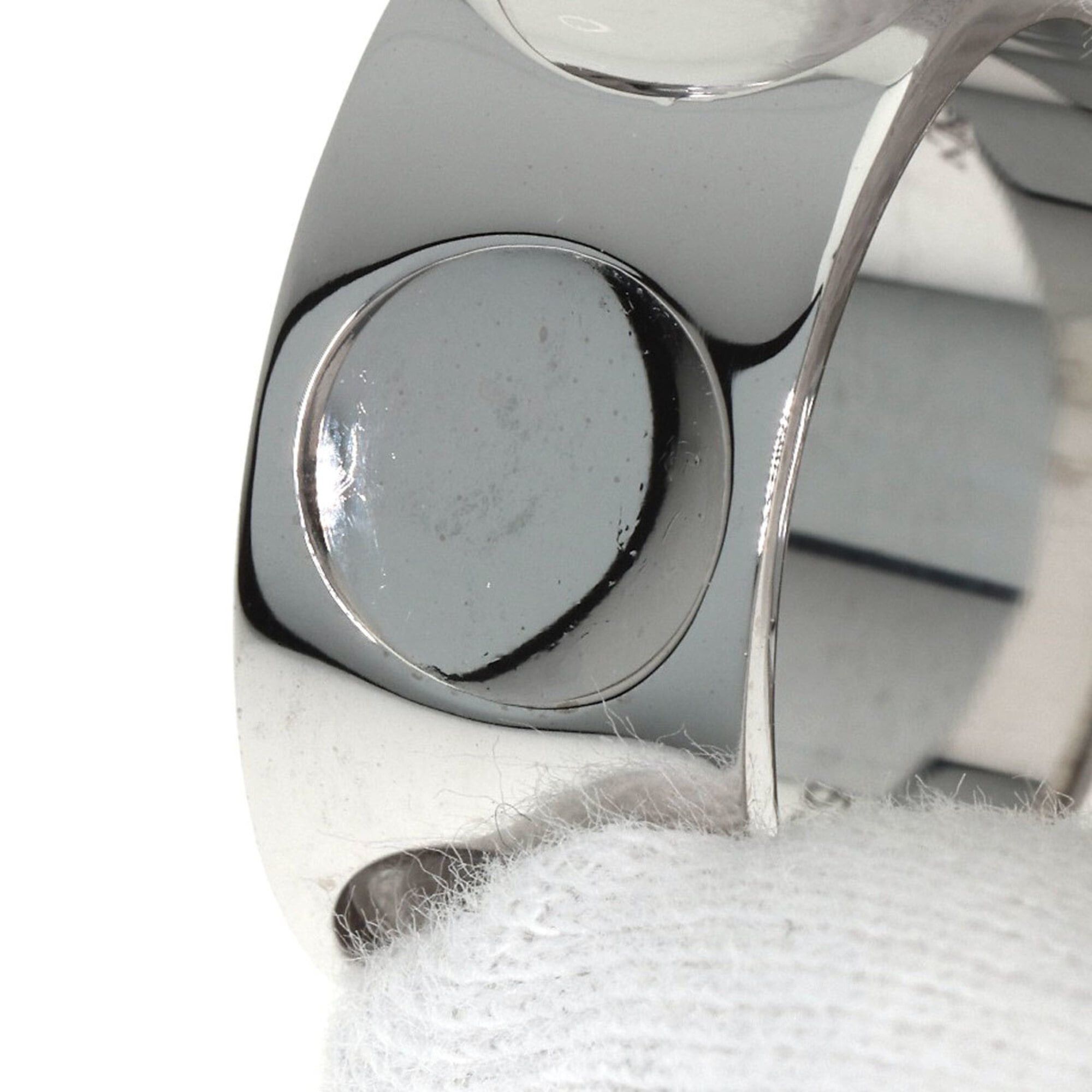 Louis Vuitton Louis Vuitton Grand Bague Empreinte Diamond Ring #53, 18K White Gold, Women's. Size ONE SIZE - 9 Thumbnail