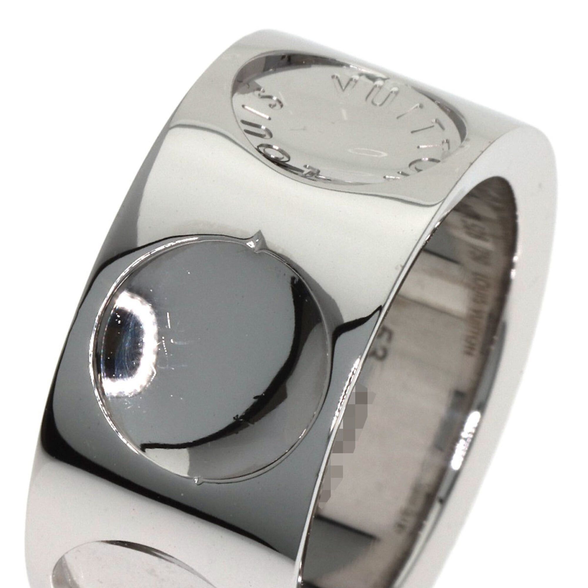 Louis Vuitton Louis Vuitton Grand Bague Empreinte Diamond Ring #53, 18K White Gold, Women's. Size ONE SIZE - 8 Thumbnail