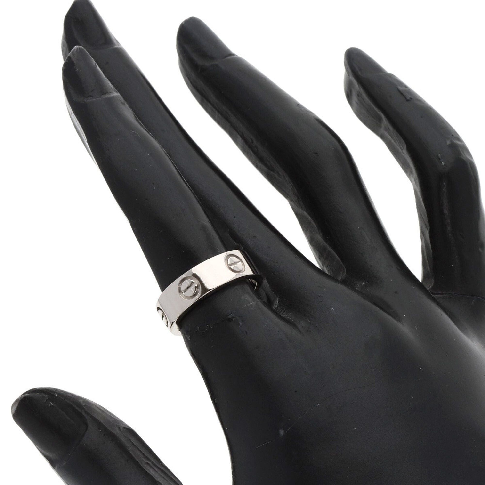 Cartier Cartier Love Ring #49, 18K White Gold, Women's Ring, CARTIER Size ONE SIZE - 5 Thumbnail