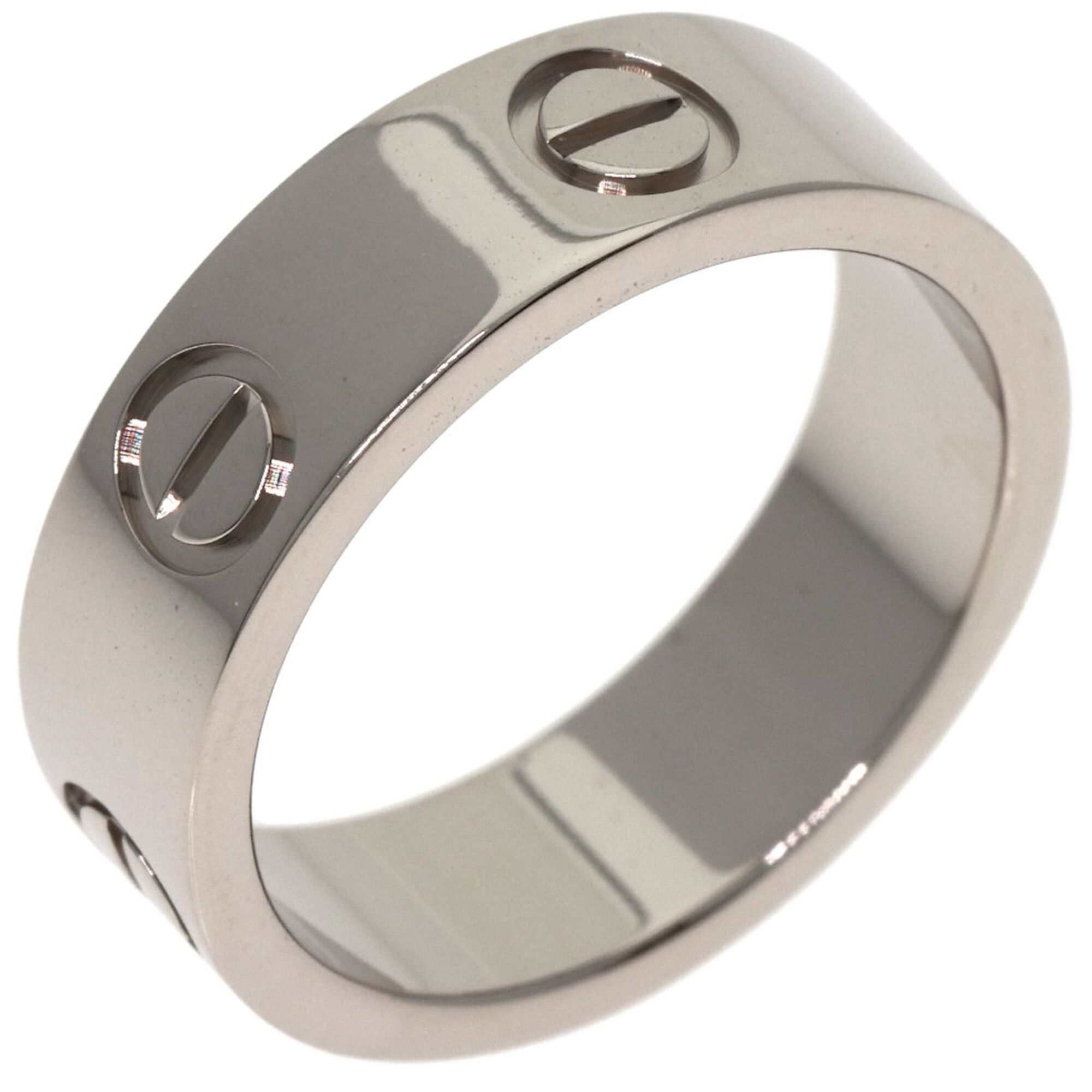 Cartier Cartier Love Ring #50, 18K White Gold, Women's Ring, CARTIER Size ONE SIZE - 2 Thumbnail