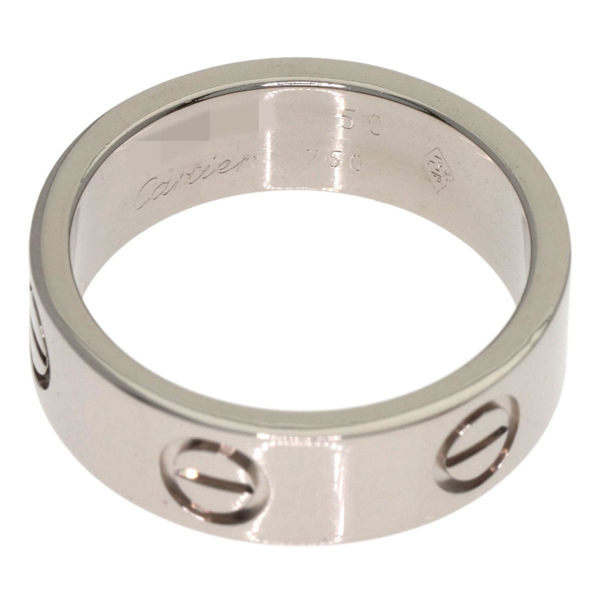 Cartier Cartier Love Ring #50, 18K White Gold, Women's Ring, CARTIER Size ONE SIZE - 4 Thumbnail