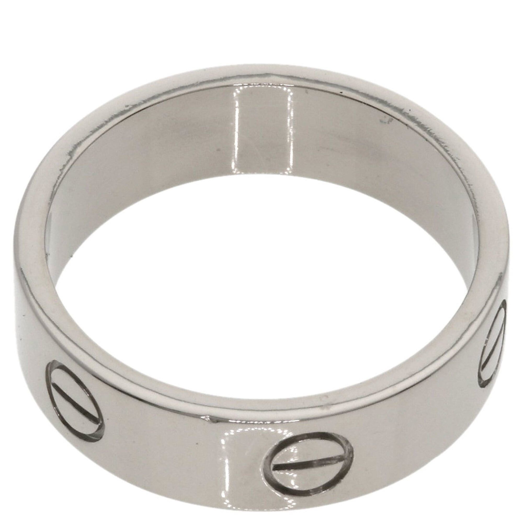Cartier Cartier Love Ring #60, 18K White Gold, Women's Ring, CARTIER Size ONE SIZE - 4 Thumbnail