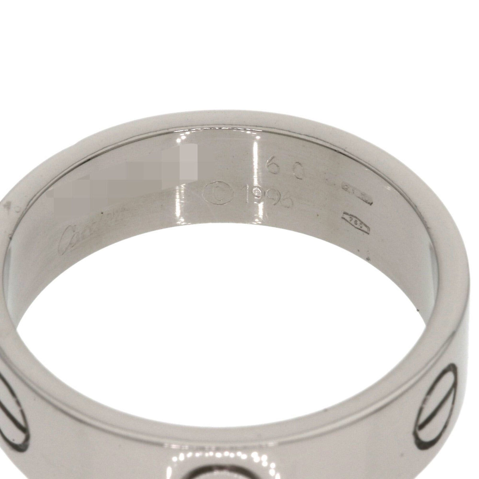 Cartier Cartier Love Ring #60, 18K White Gold, Women's Ring, CARTIER Size ONE SIZE - 5 Thumbnail