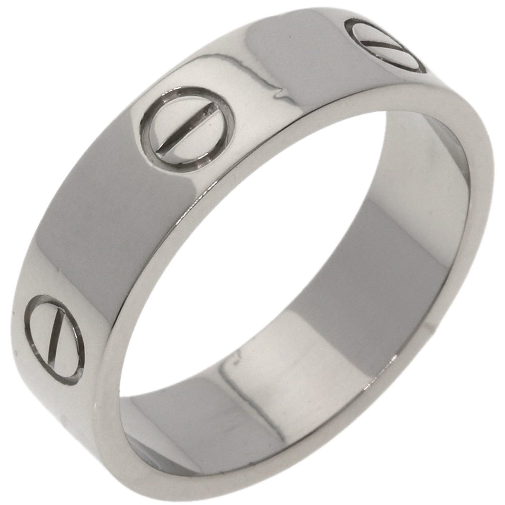 Cartier Cartier Love Ring #60, 18K White Gold, Women's Ring, CARTIER Size ONE SIZE - 2 Thumbnail