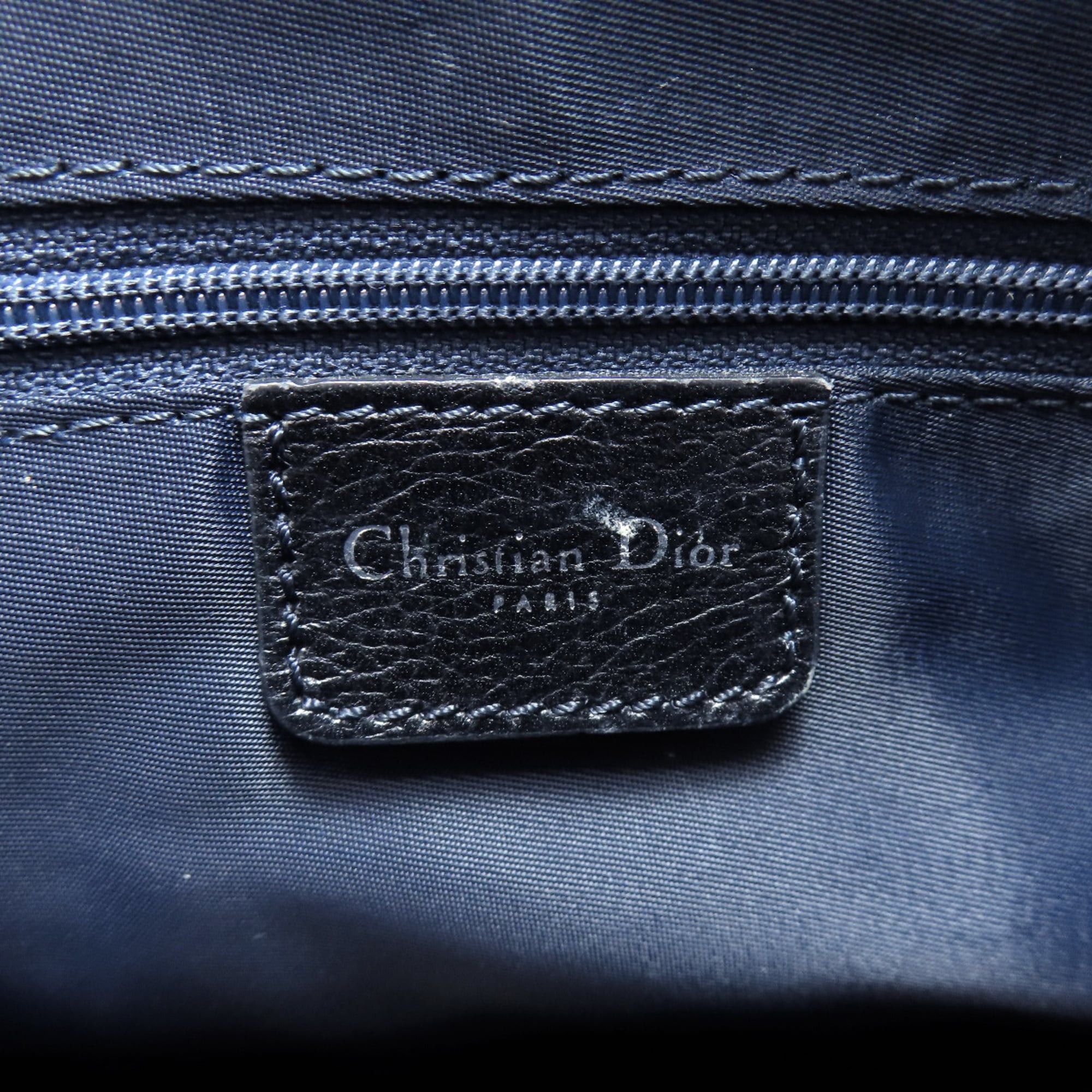 Dior Christian Dior Trotter Pattern Handbag, Canvas/Leather, Women's Size ONE SIZE - 6 Thumbnail