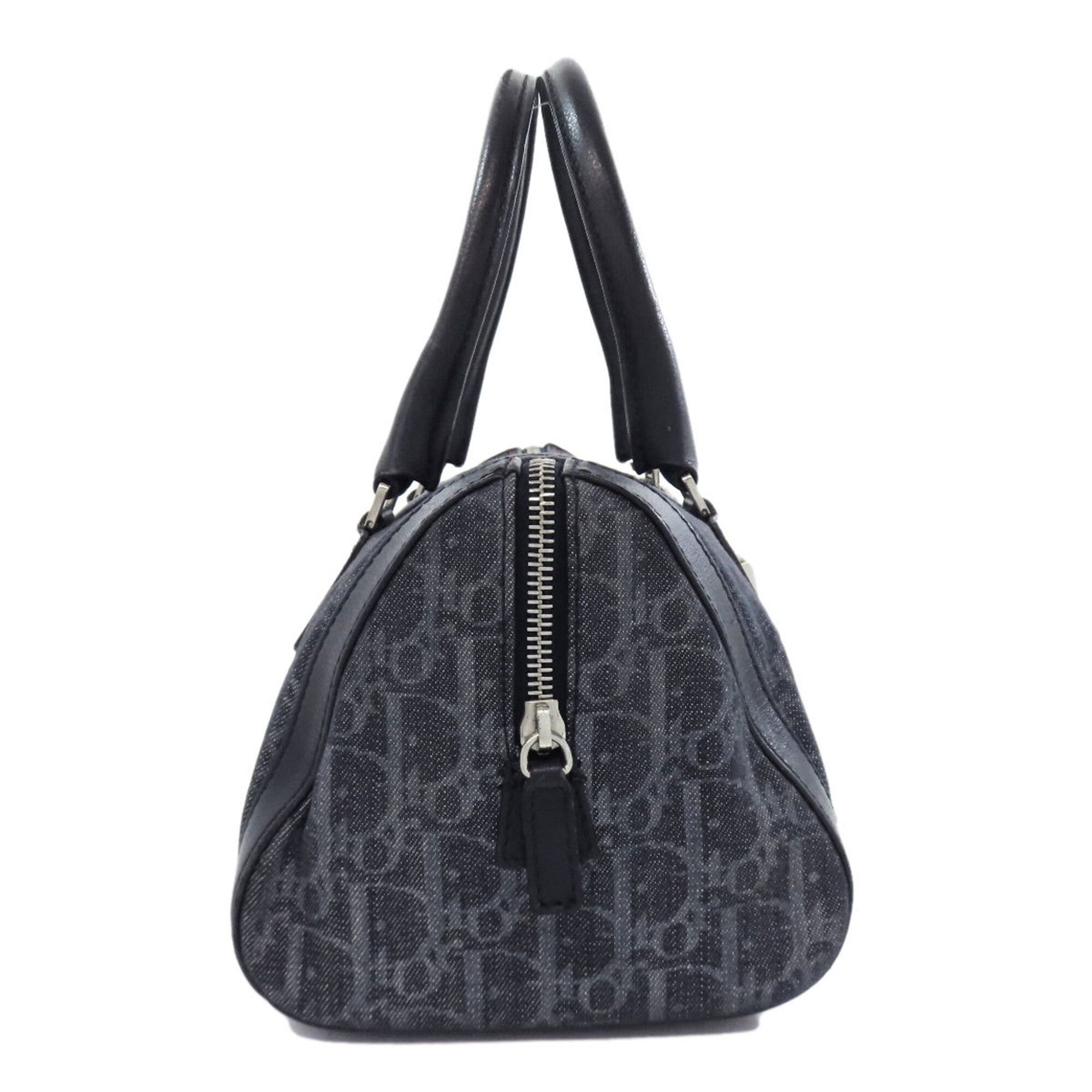 Dior Christian Dior Trotter Pattern Handbag, Canvas/Leather, Women's Size ONE SIZE - 3 Thumbnail